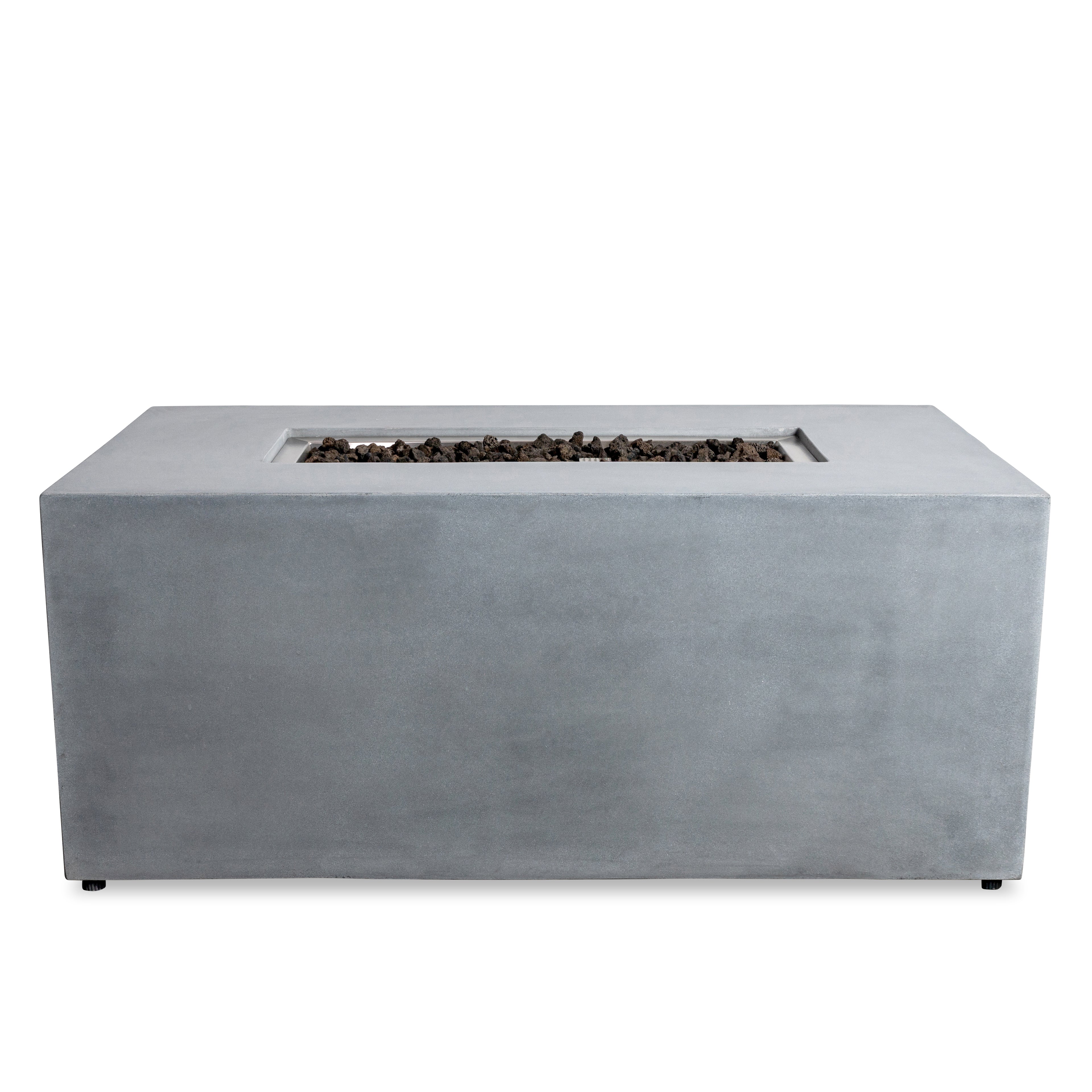 Beton 55" Rectangular Hidden Propane Gas Fire Pit#Finish_Natural Gray
