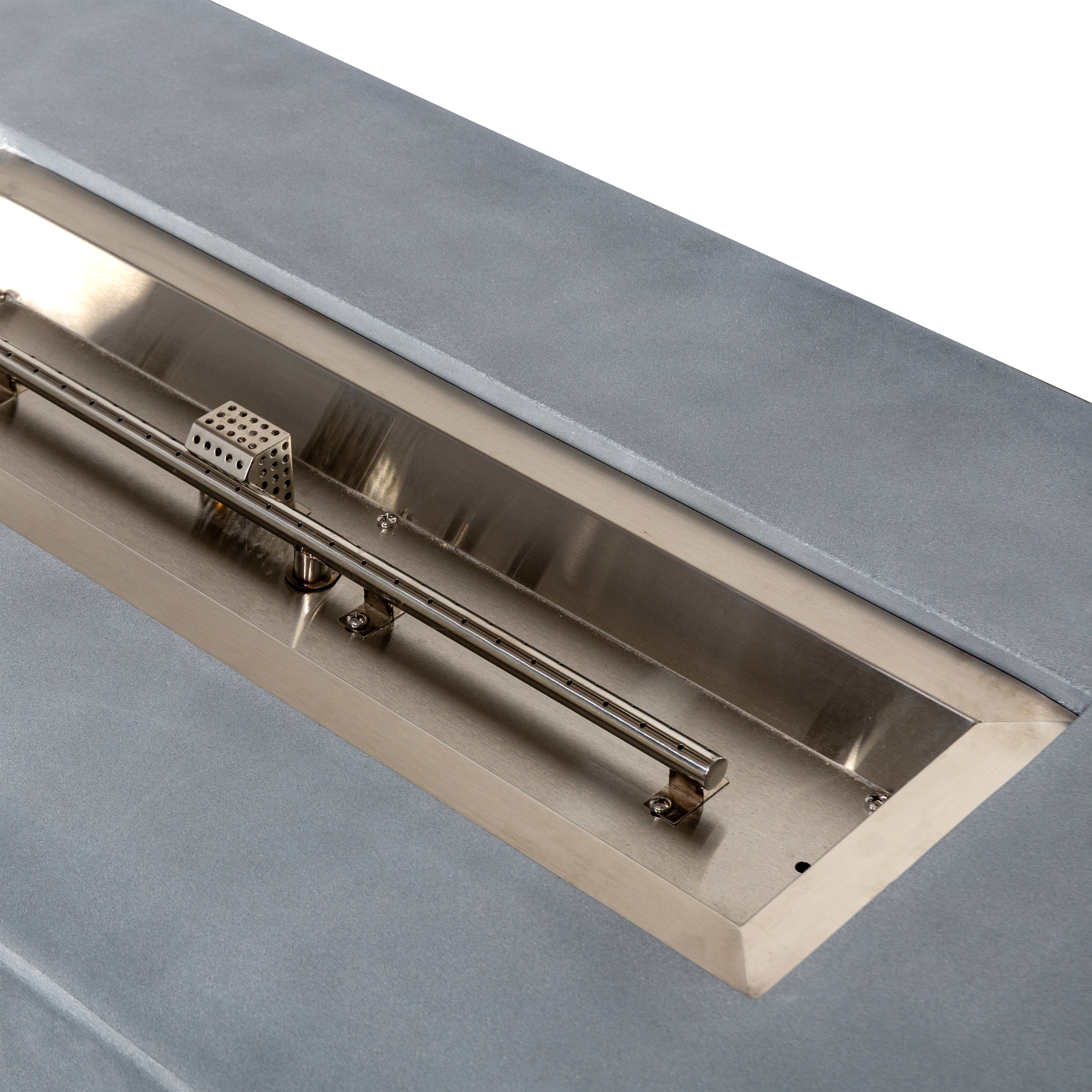 Beton 55" Rectangular Natural Gas Fire Pit#Finish_Natural Gray