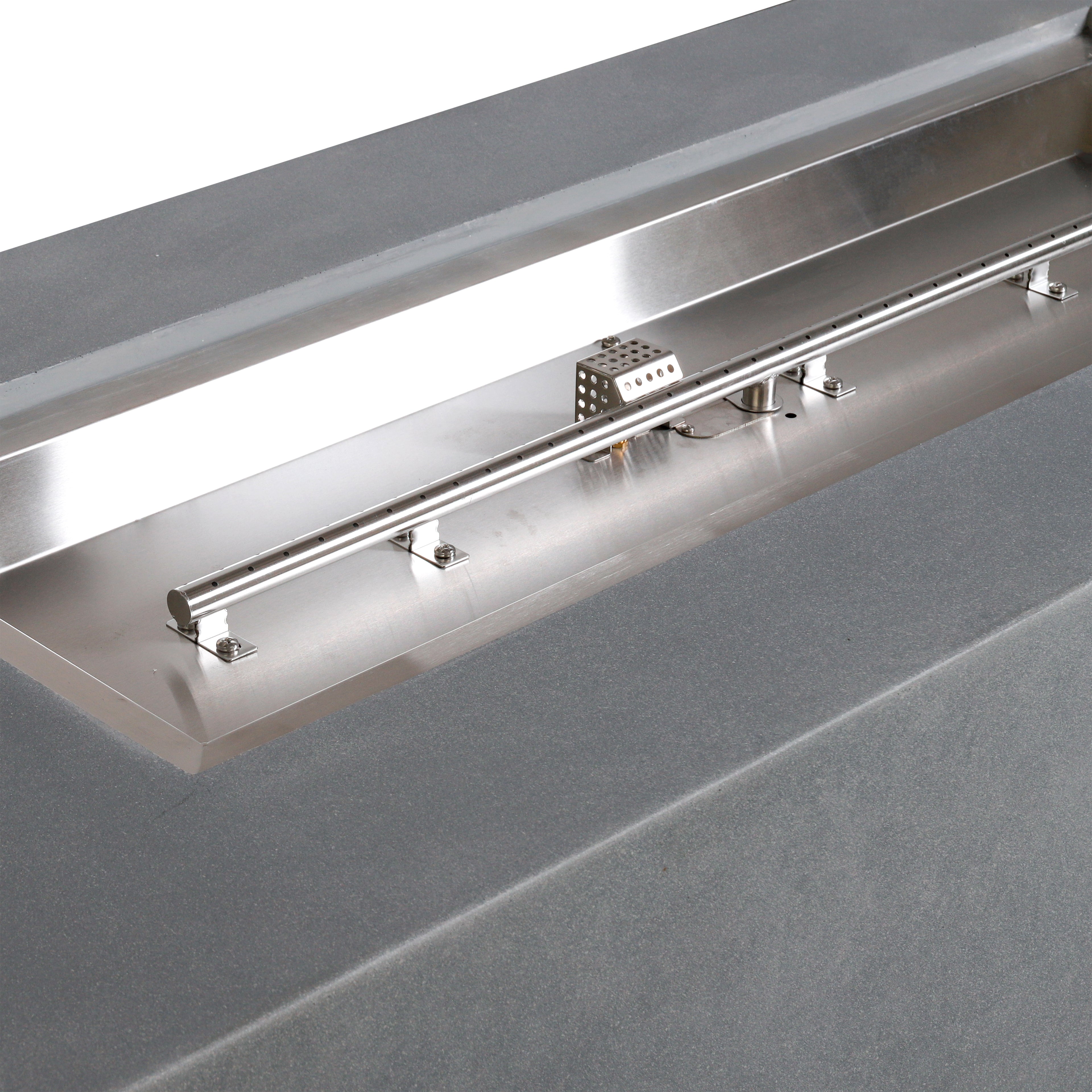 Beton 72" Rectangular Gas Fire Pit#Finish_Natural Gray