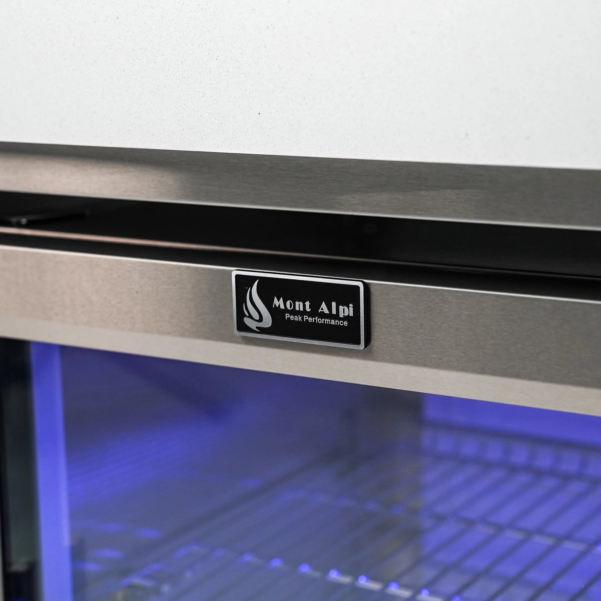 Black Stainless Steel Outdoor Rated Beverage Center