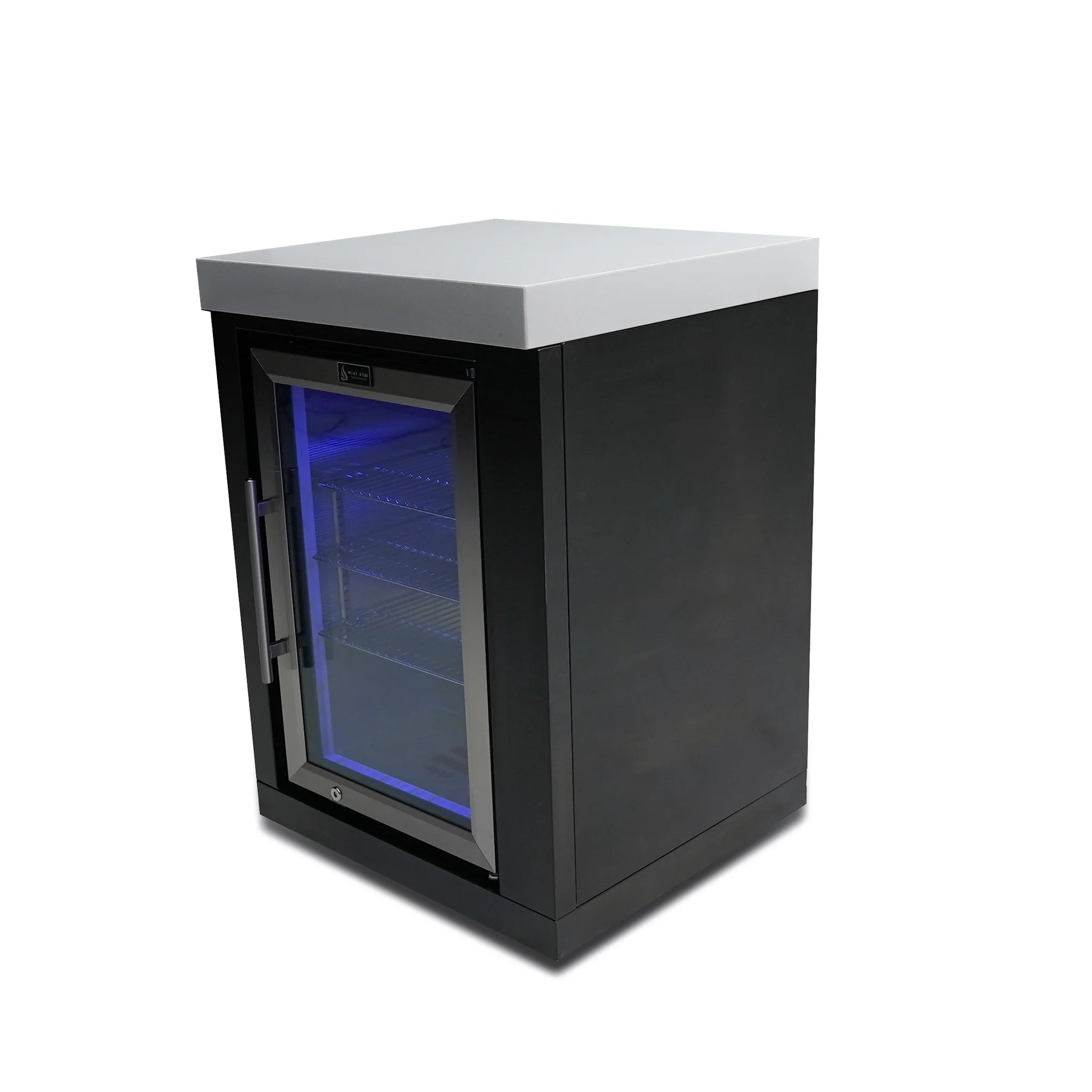 2.6 Cu. Ft. Outdoor Rated Black Stainless Steel Refrigerator Cabinet Module