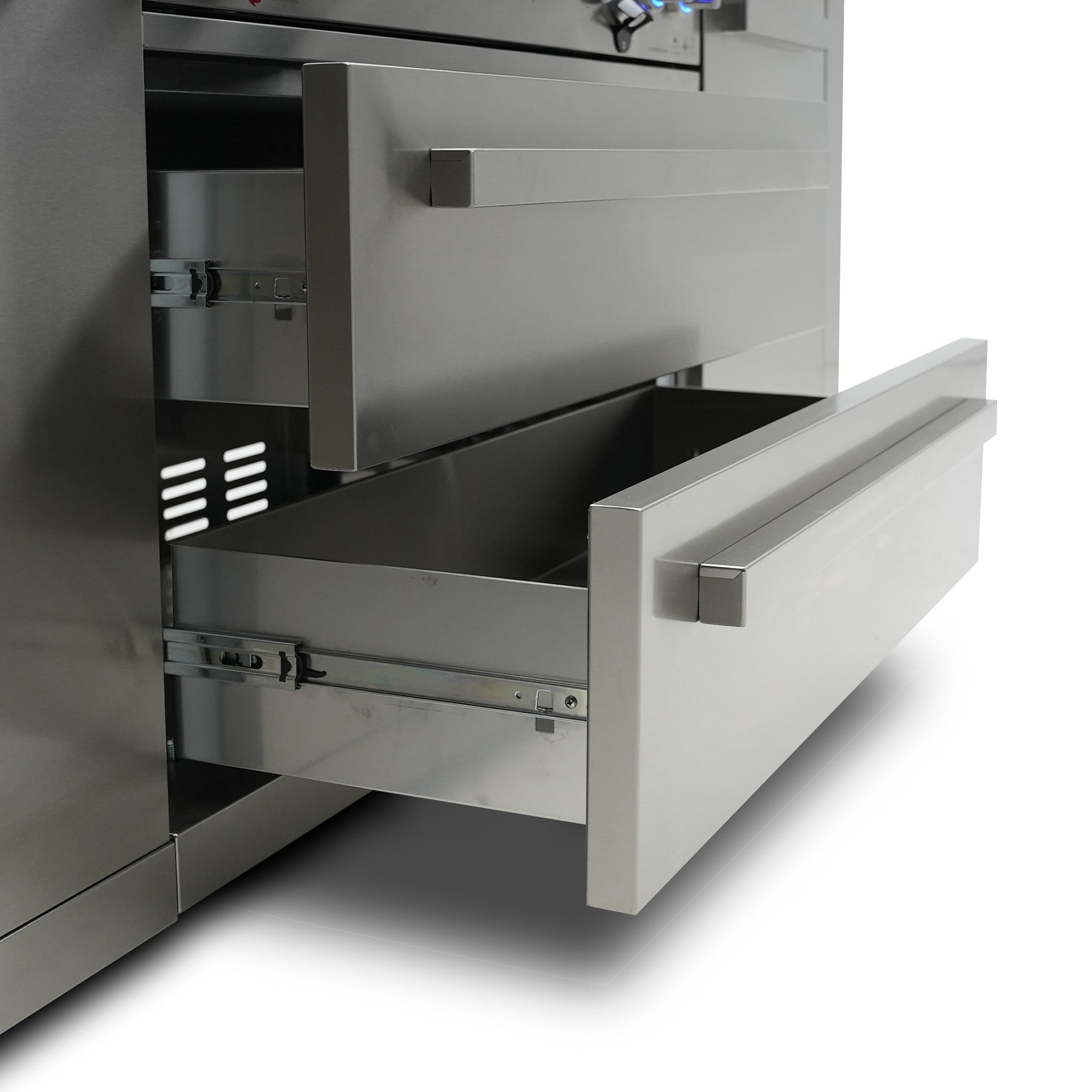 805 Original 11 ft. Stainless Steel 6-Burner Outdoor Kitchen Island with Beverage Center