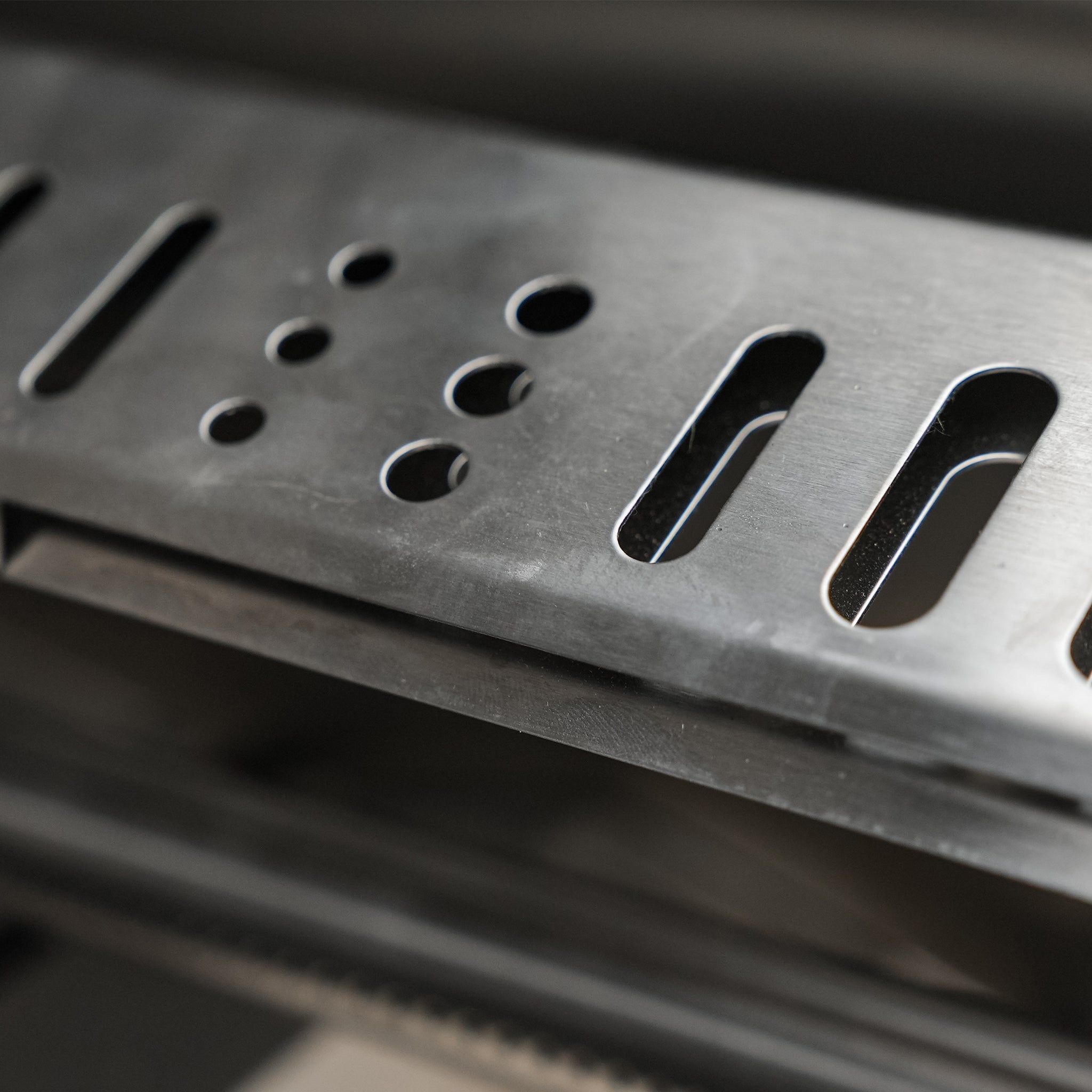 805 8 ft. Black Stainless Steel 6-Burner Outdoor Kitchen Island with 90-Degree Corner and Beverage Center