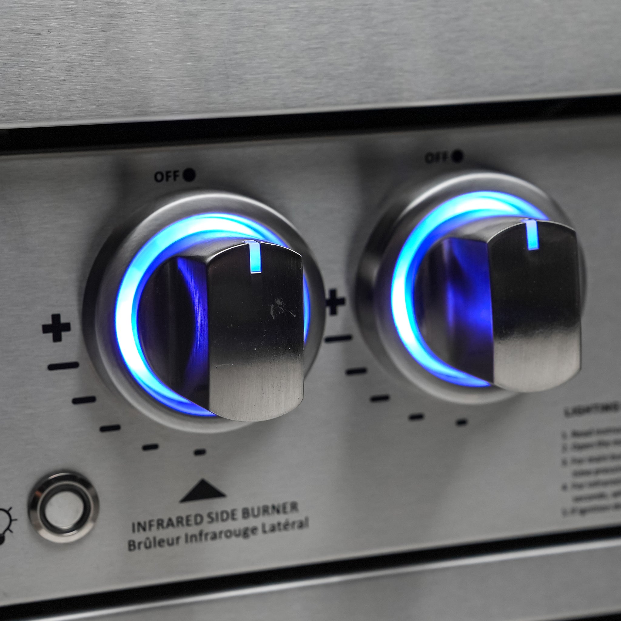 805 Deluxe 8 ft. Stainless Steel 6-Burner Outdoor Kitchen Island