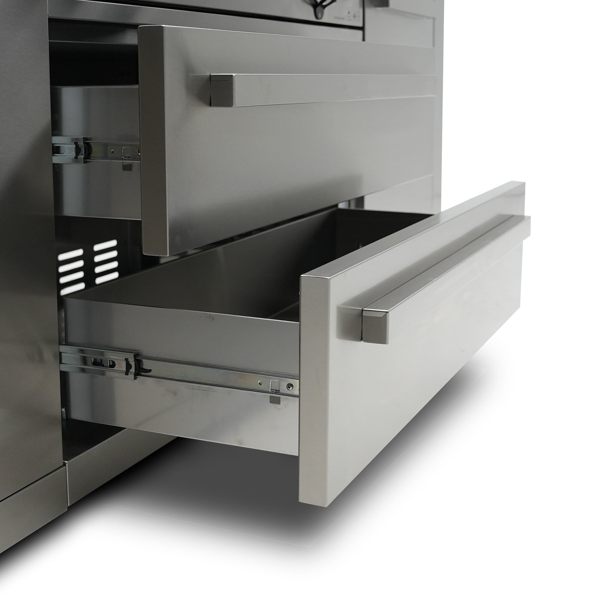 805 12 ft. Stainless Steel 6-Burner Outdoor Kitchen Island with Kegerator