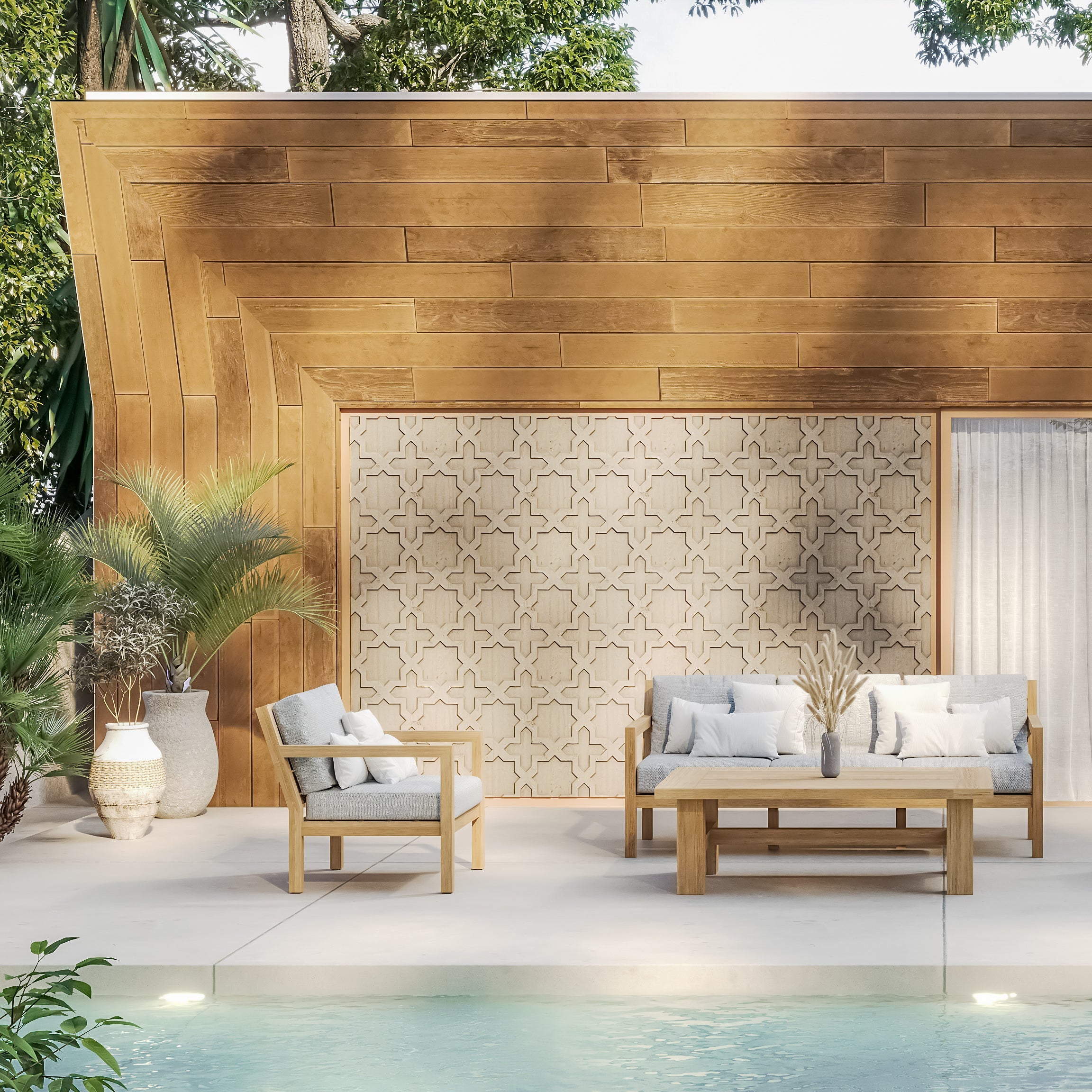 Classic Teak Club Chair