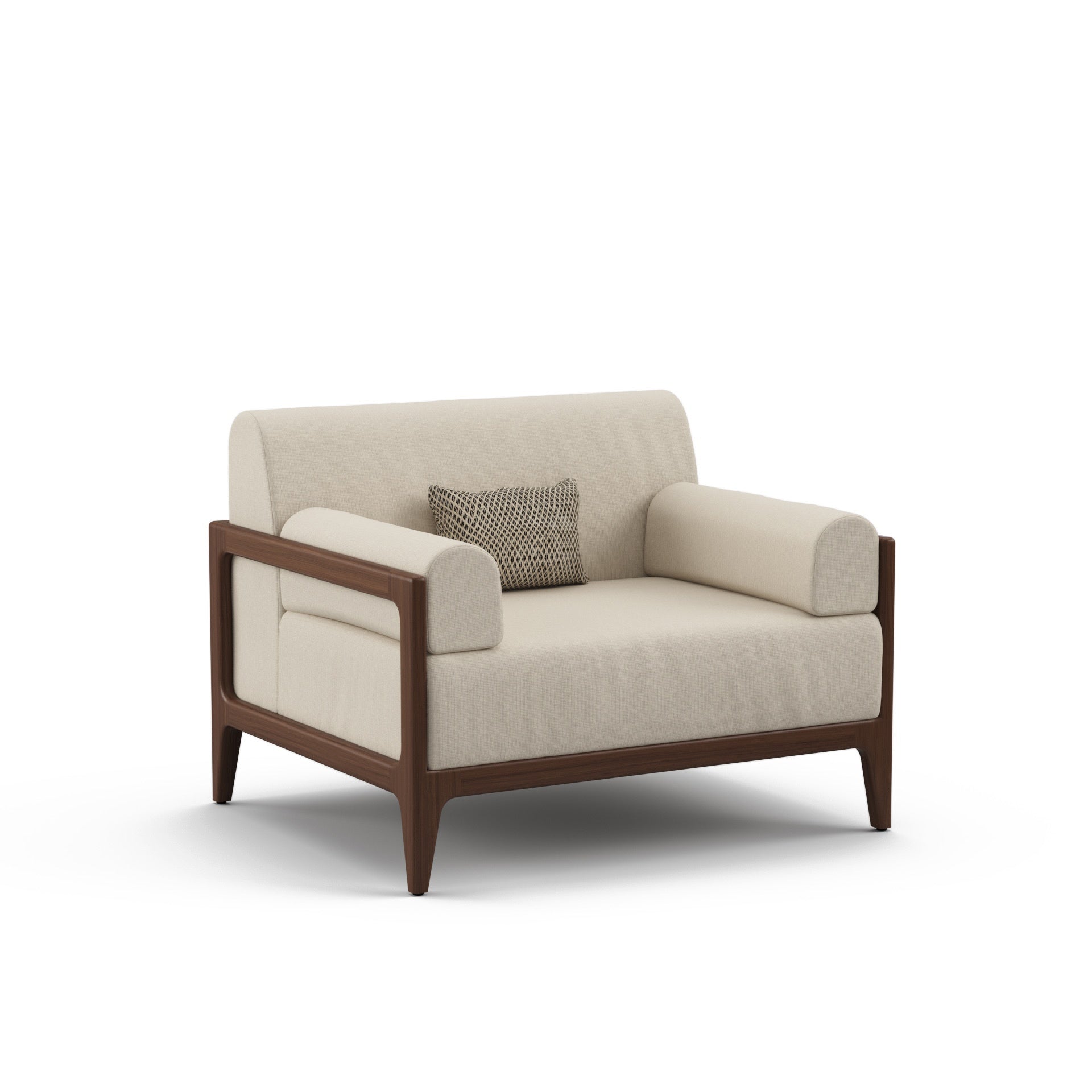 Mix Ipe Wood Lounge Chair