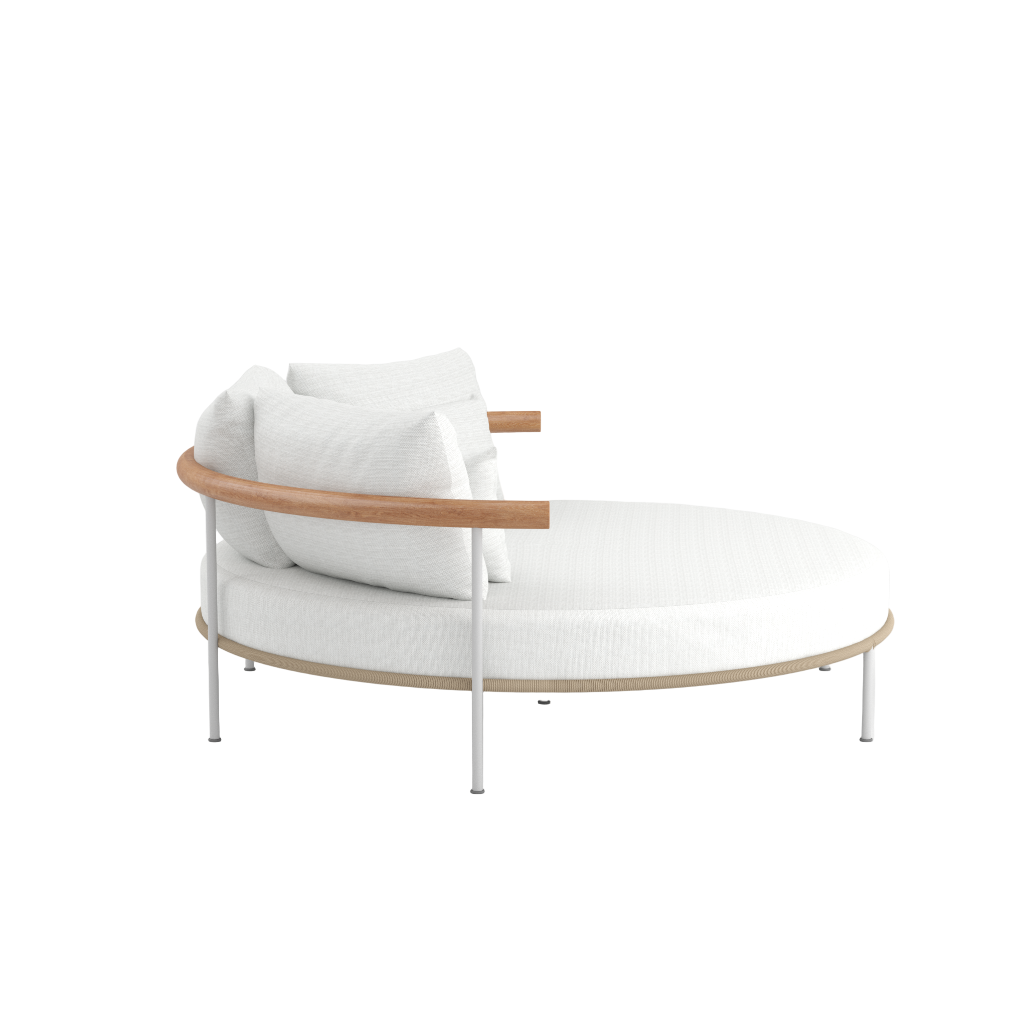 Paros Round Chaise Lounge
