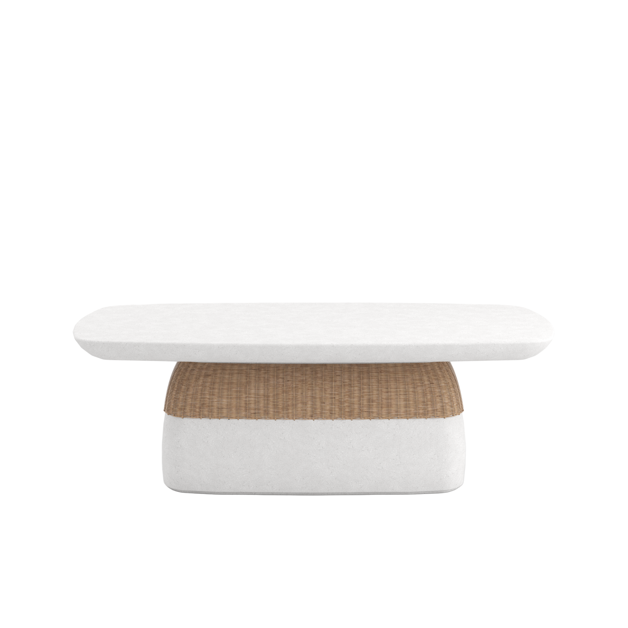 Kos Weave Rectangle Dining Table