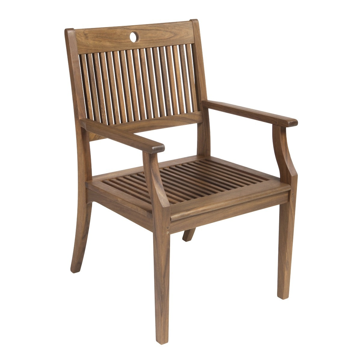 Opal Ipe Wood Dining Arm Chair