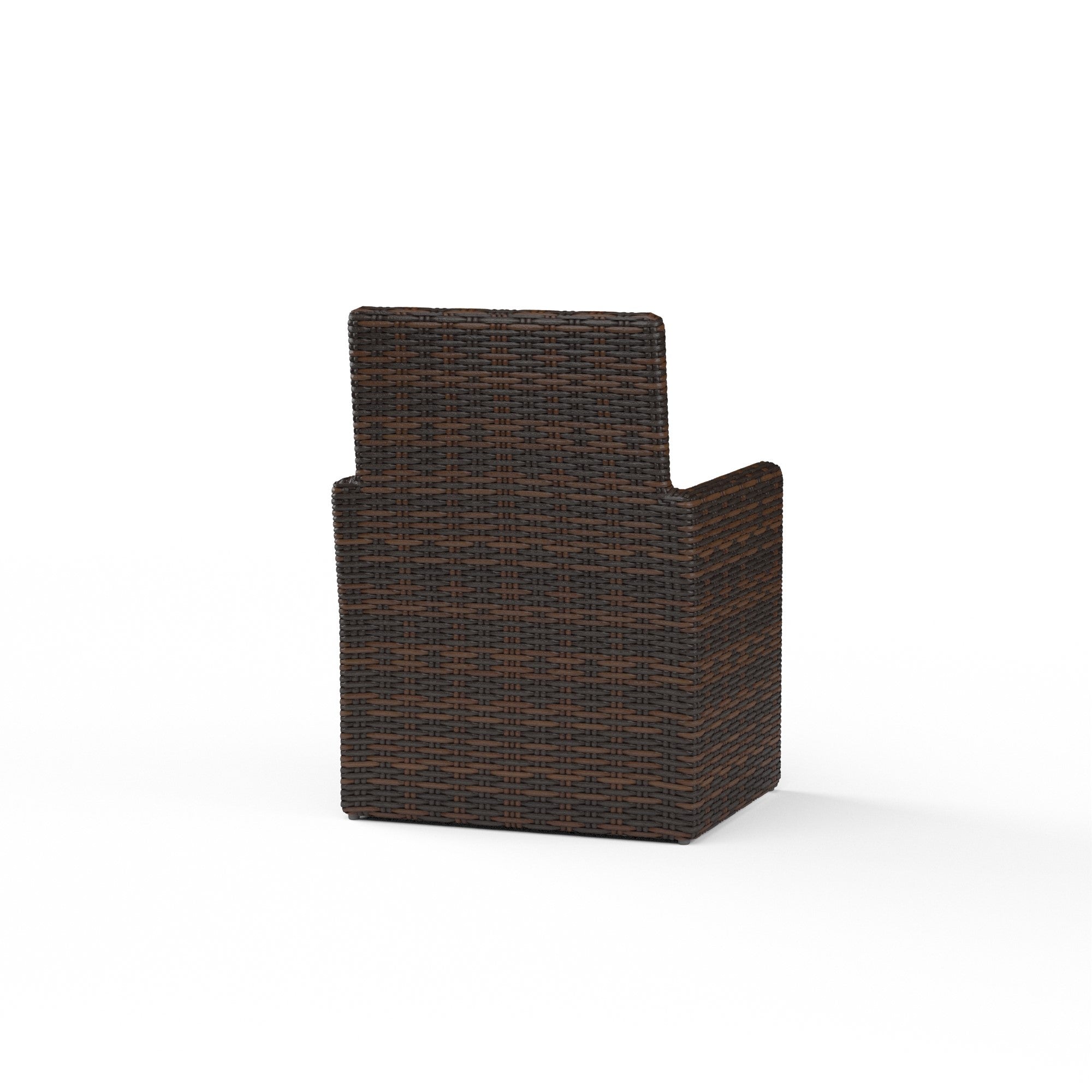 Montecito Wicker Cushioned Dining Arm Chair