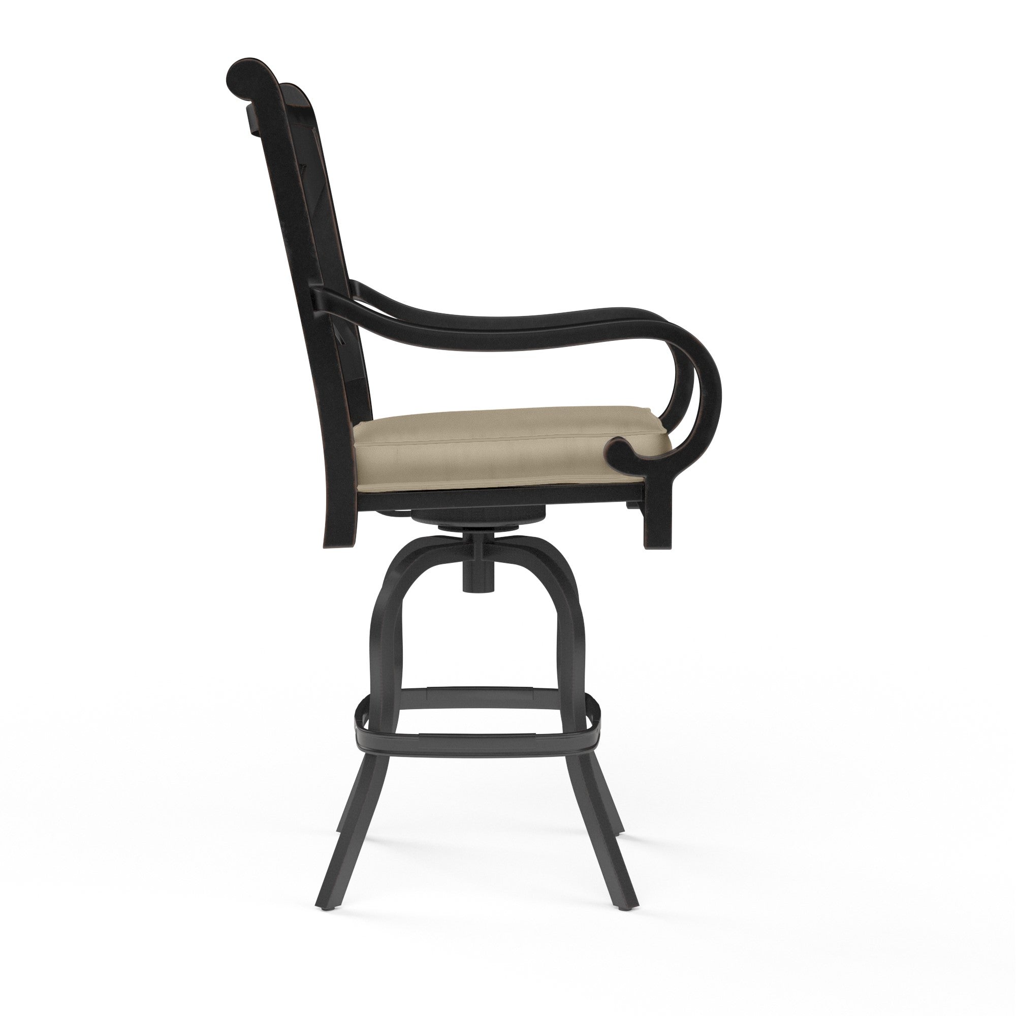 Monterey Aluminum Cushioned Swivel Counter Stool