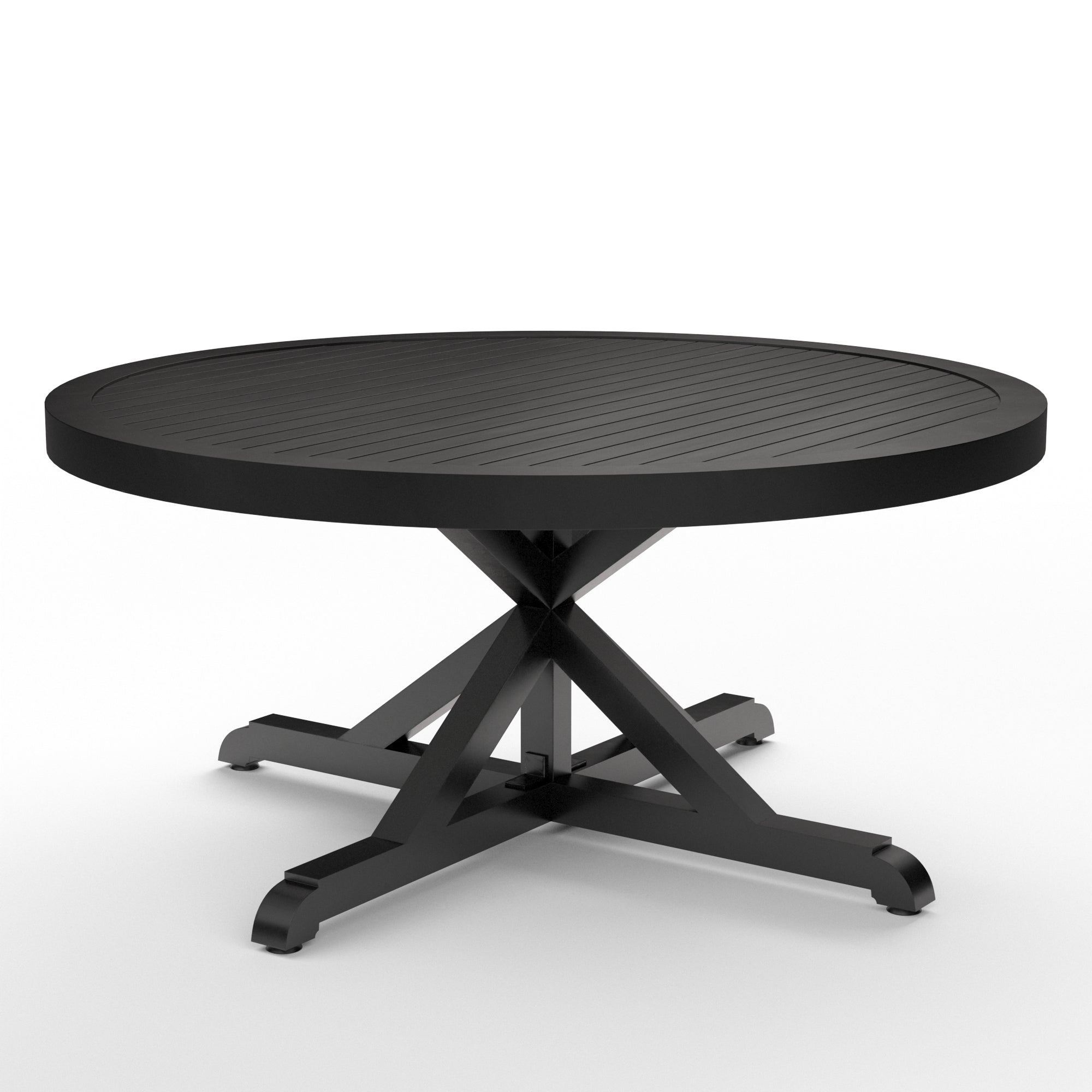 Monterey 60" Round Aluminum Dining Table
