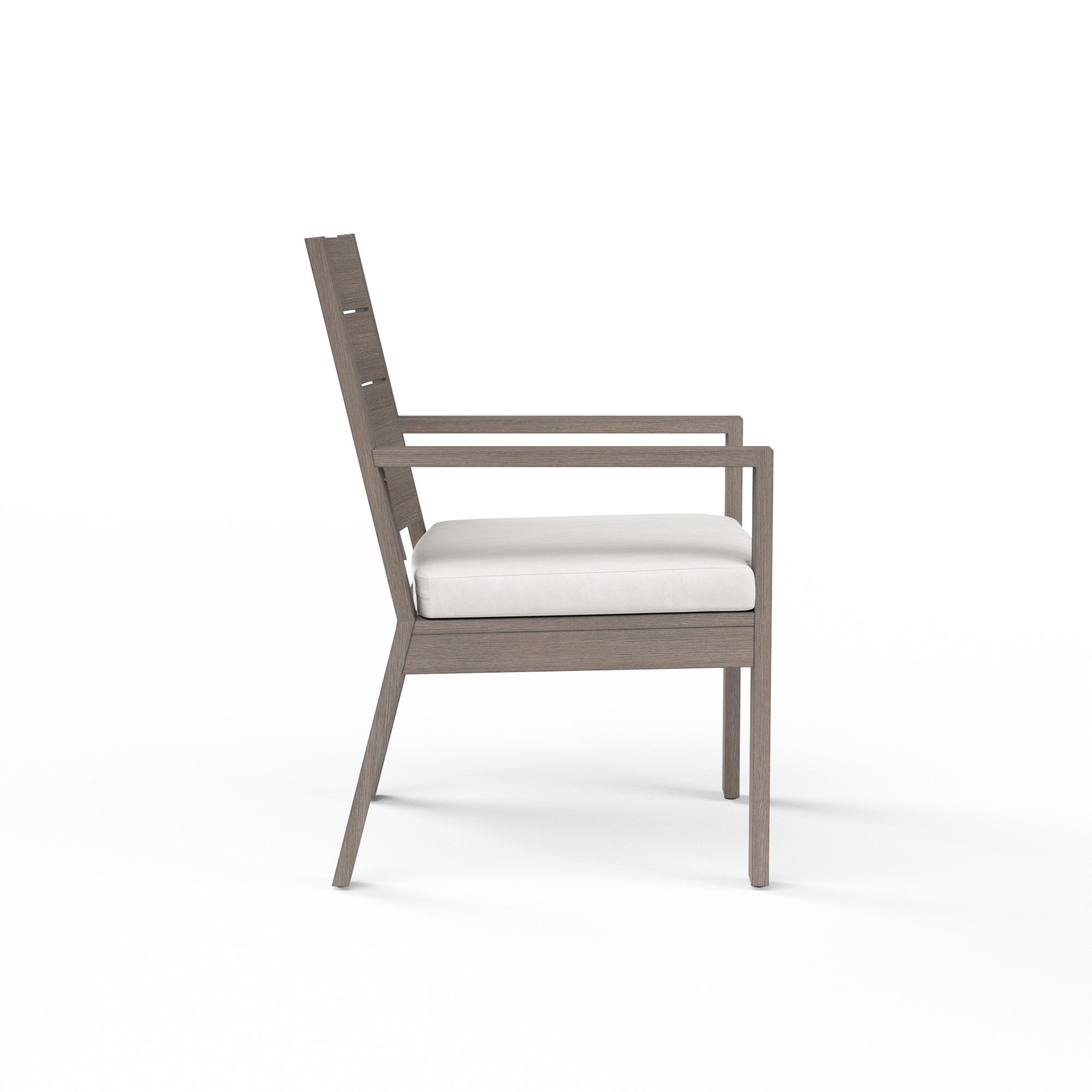 Laguna Aluminum Cushioned Dining Arm Chair