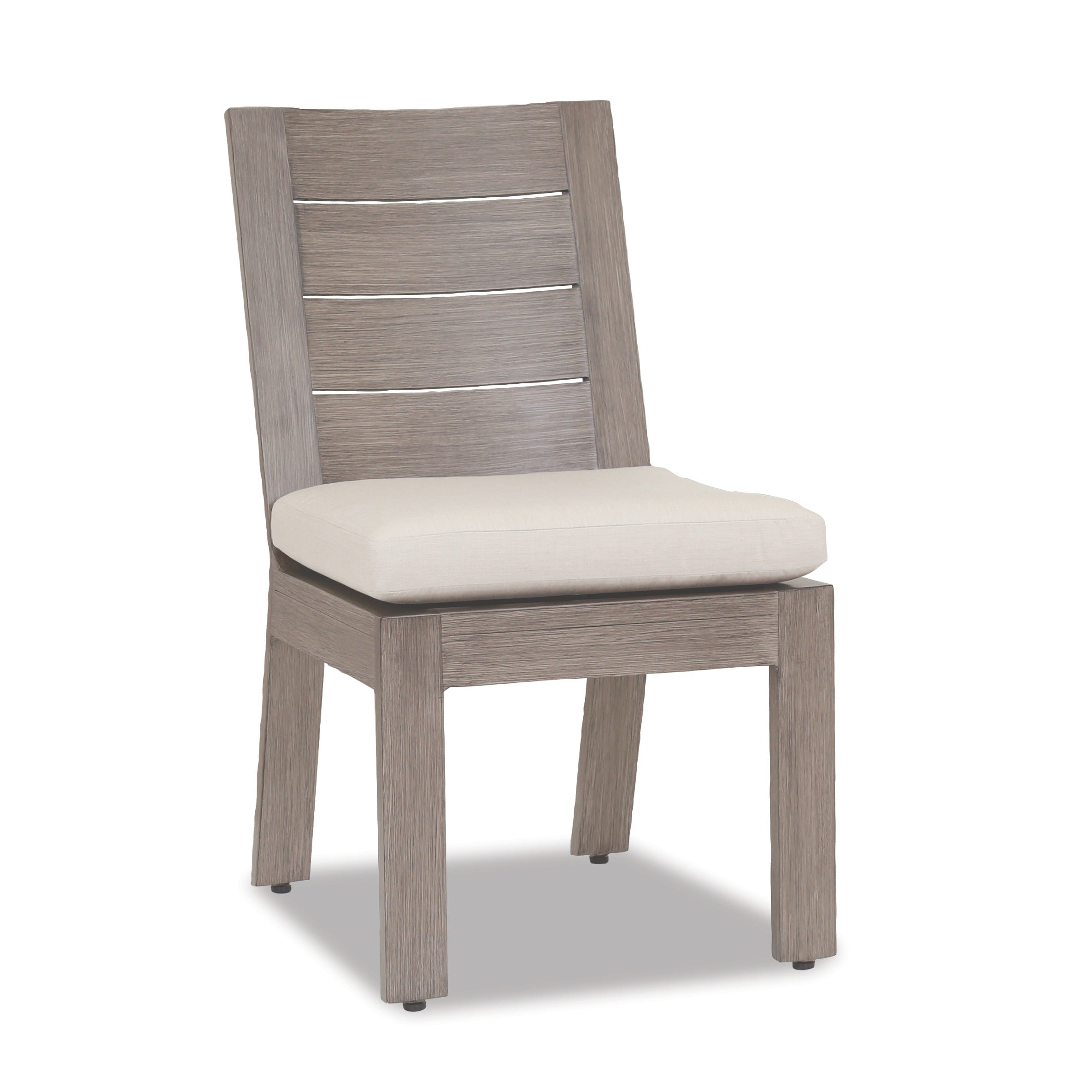 Laguna Aluminum Cushioned Dining Side Chair