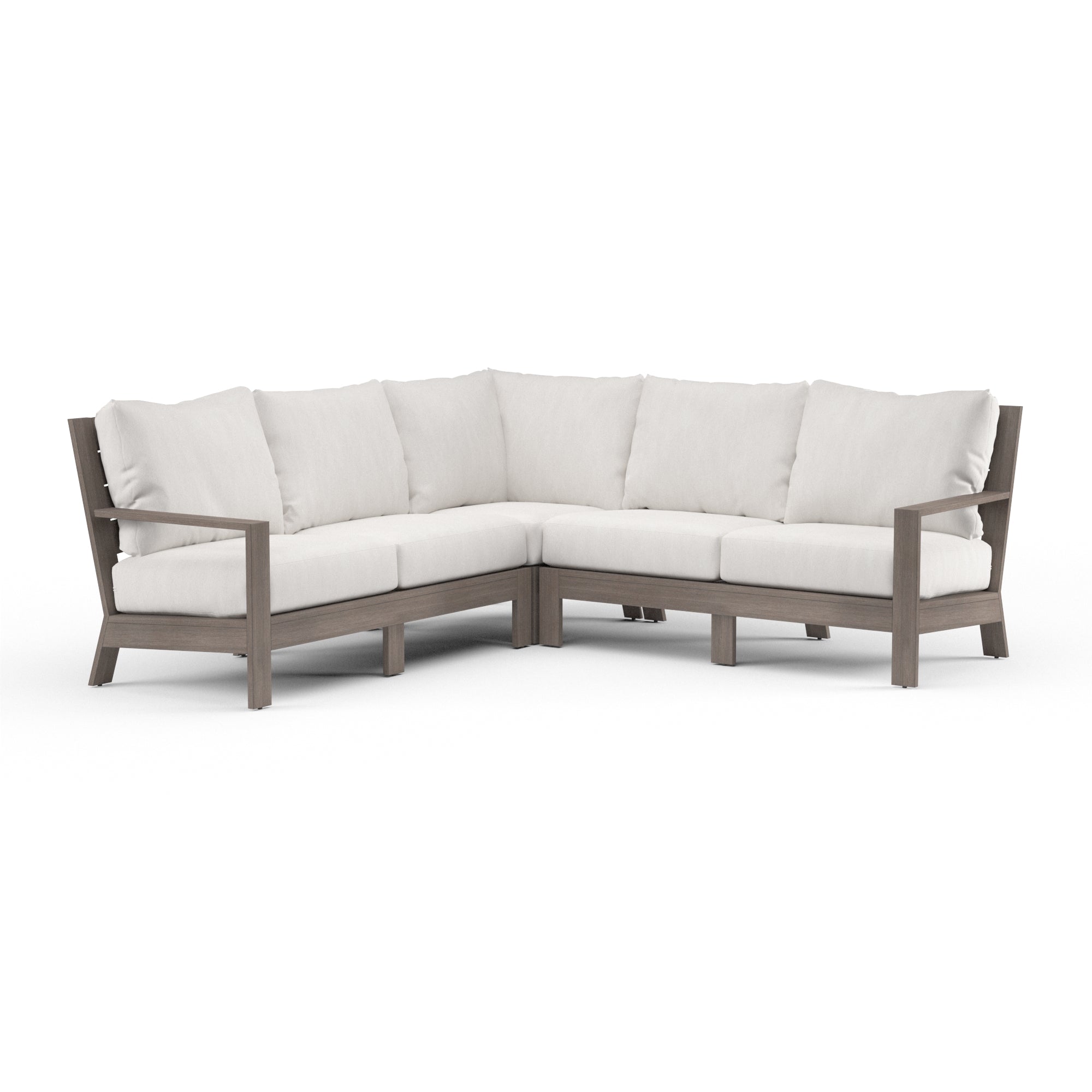 Laguna 4-Seat Aluminum Sectional Set