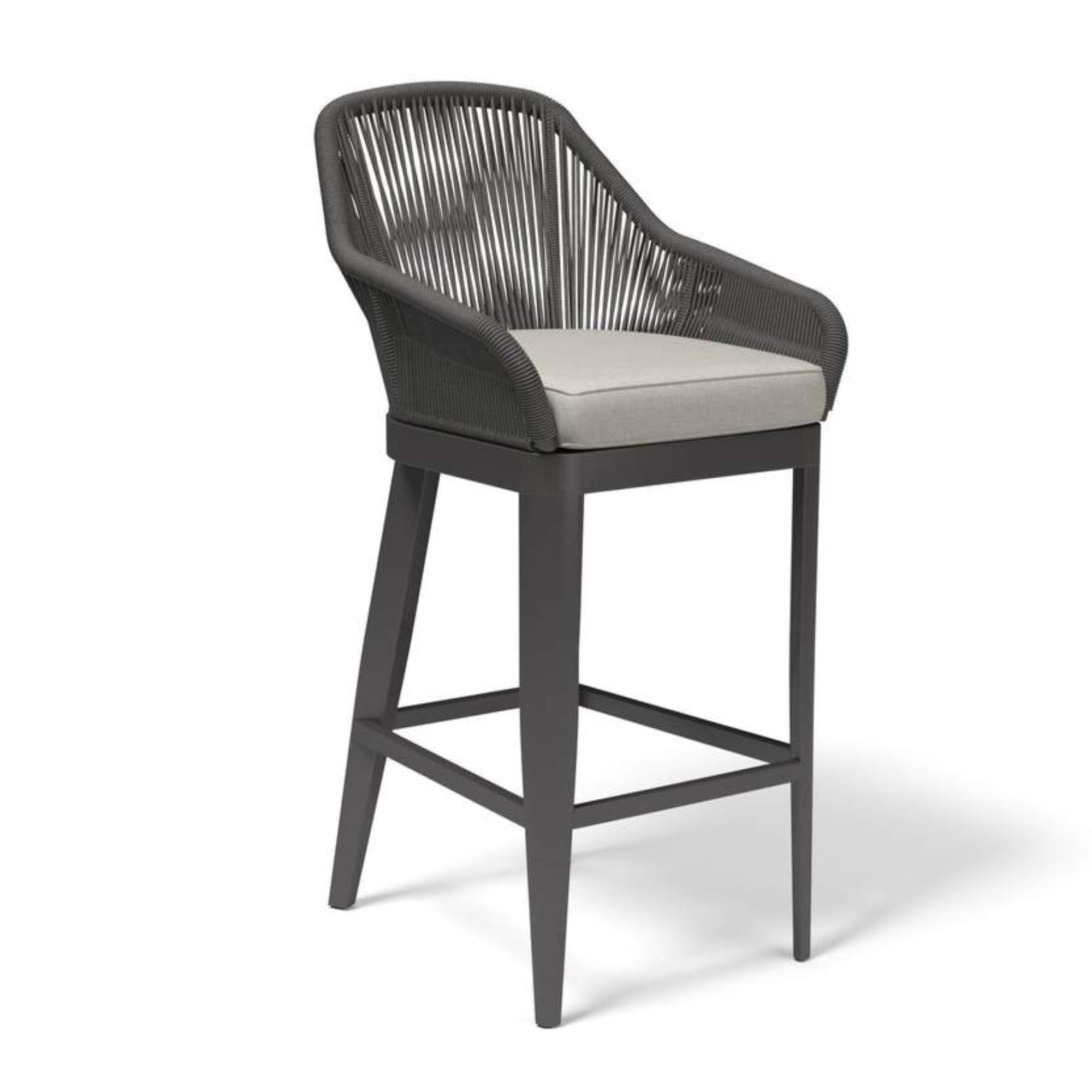 Milano Rope Cushioned Bar Stool