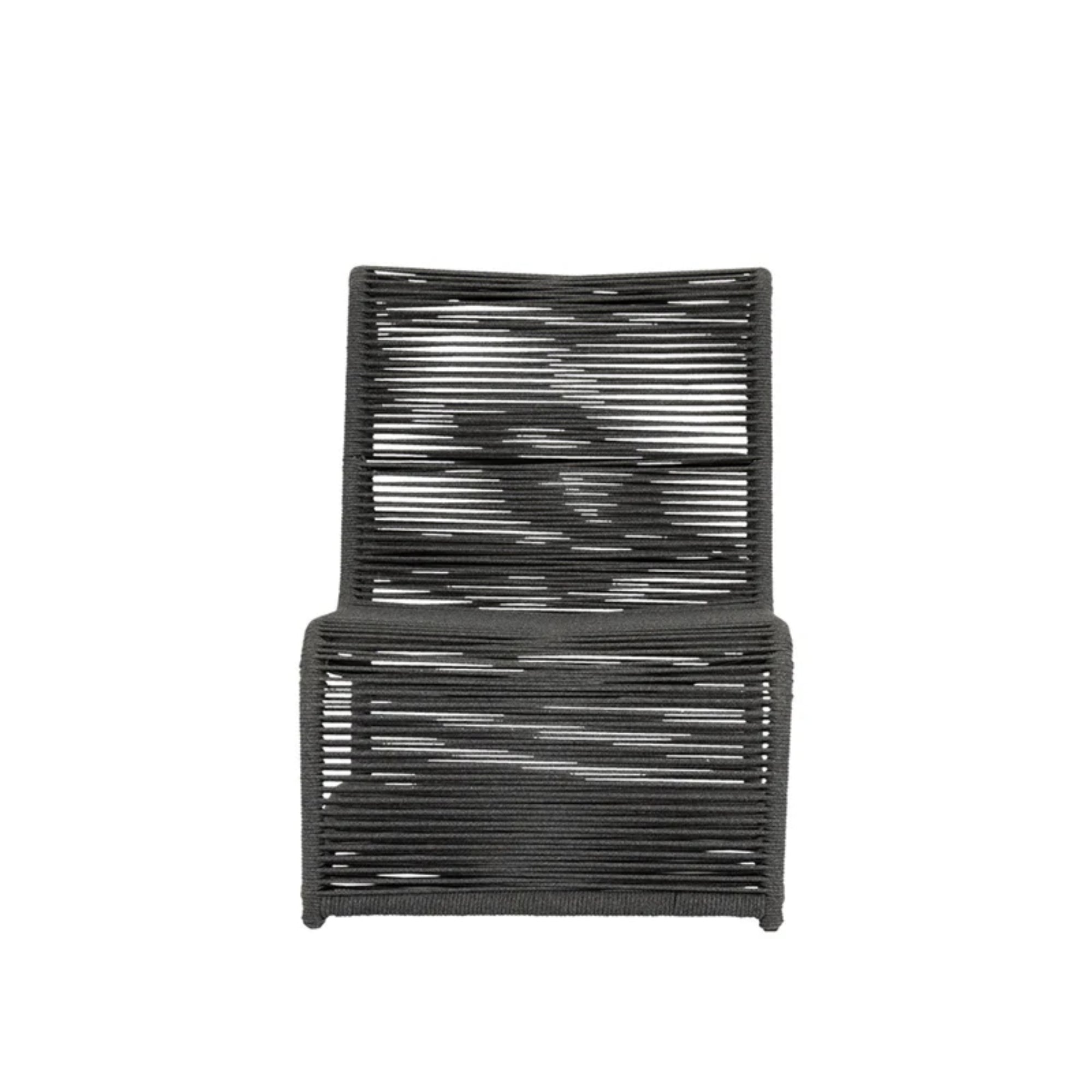 Milano Rope Armless Club Chair