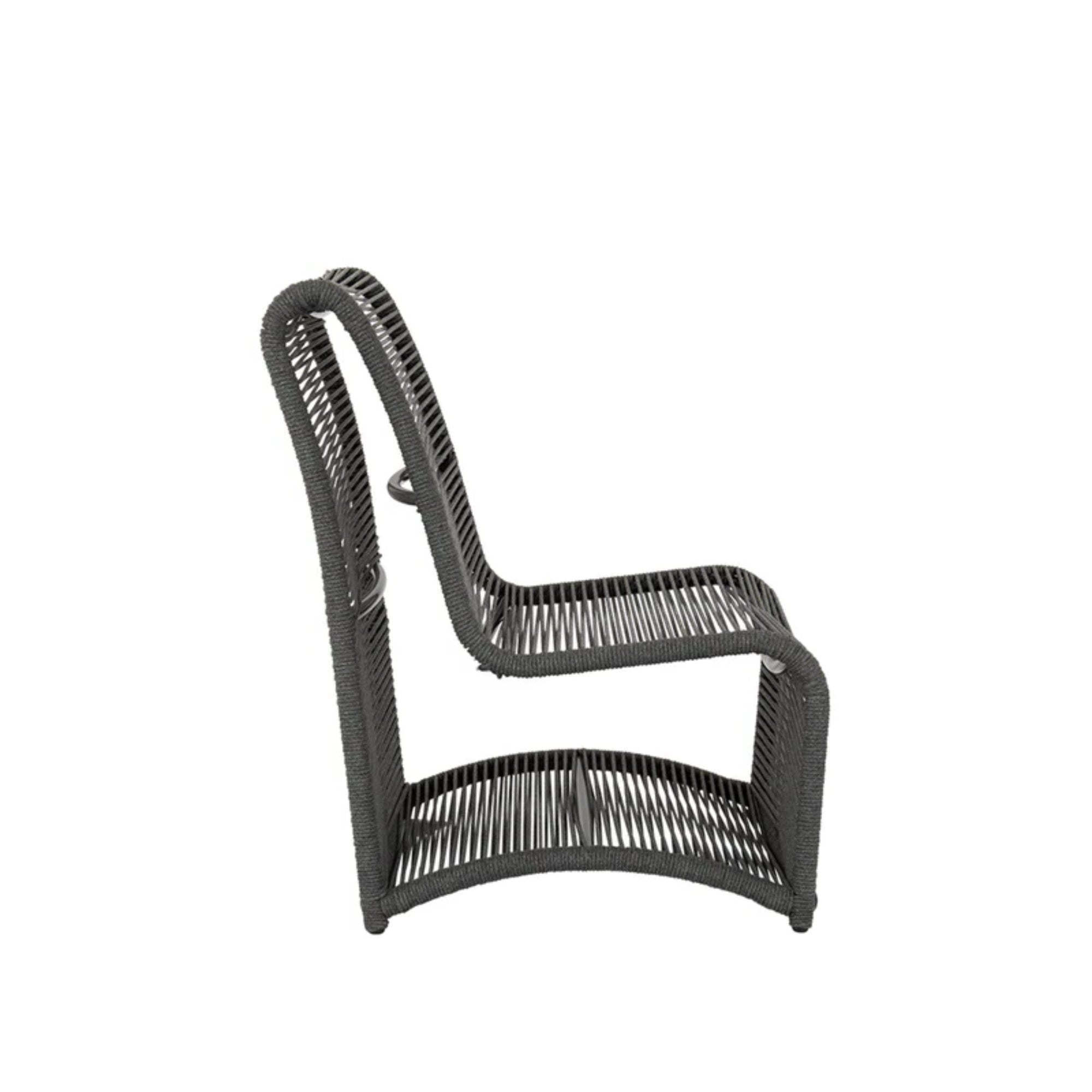 Milano Rope Armless Club Chair