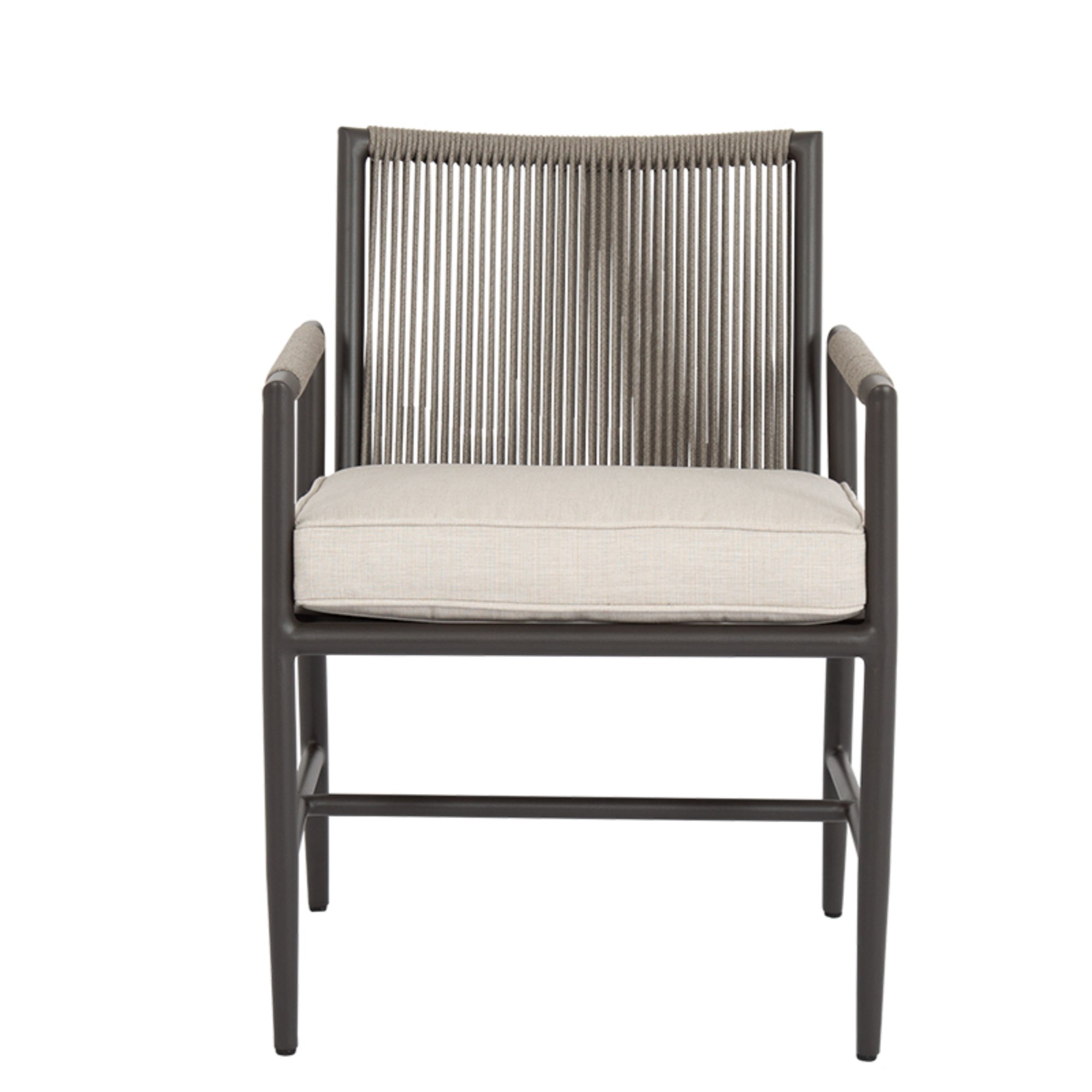 Pietra Rope Cushioned Dining Arm Chair