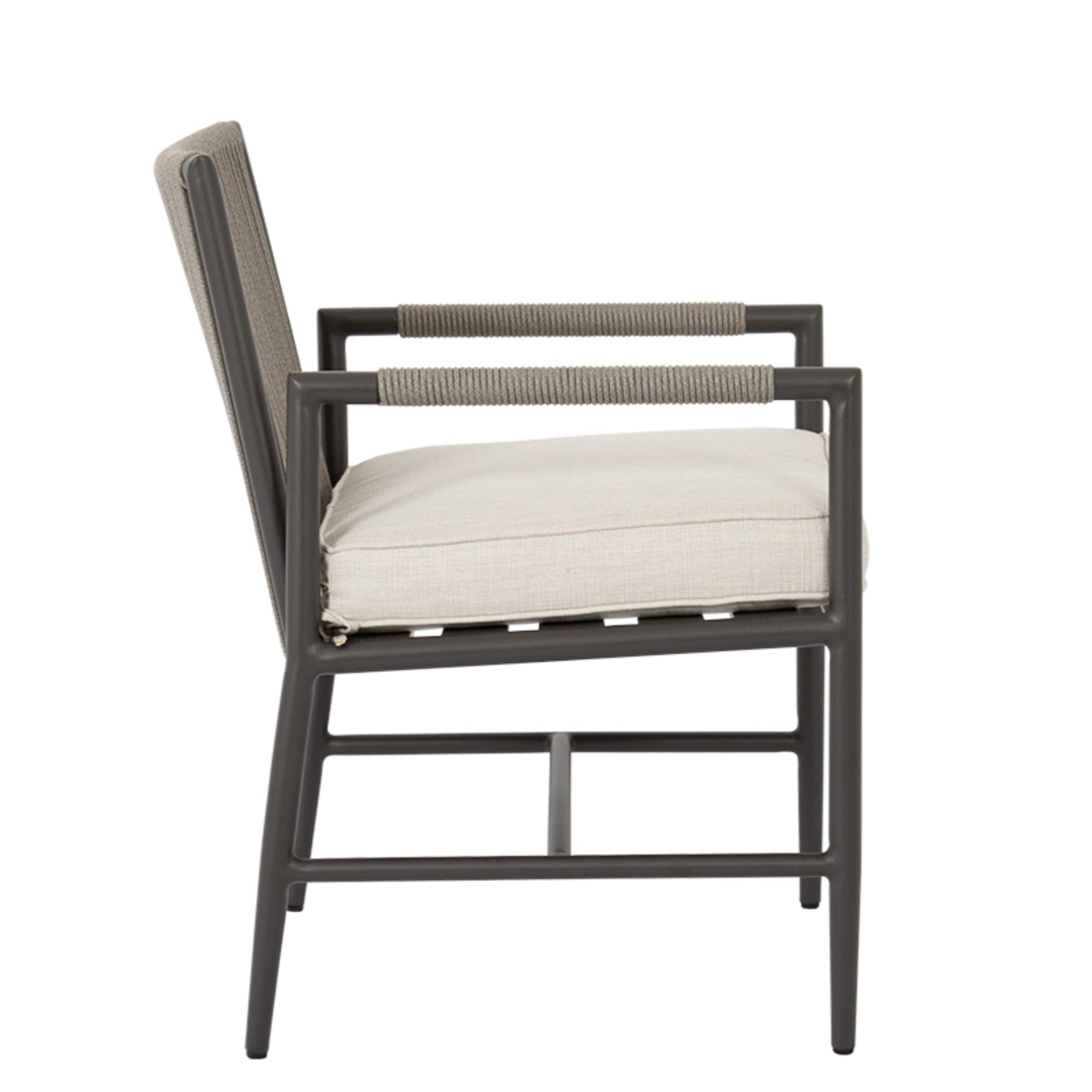 Pietra Rope Cushioned Dining Arm Chair