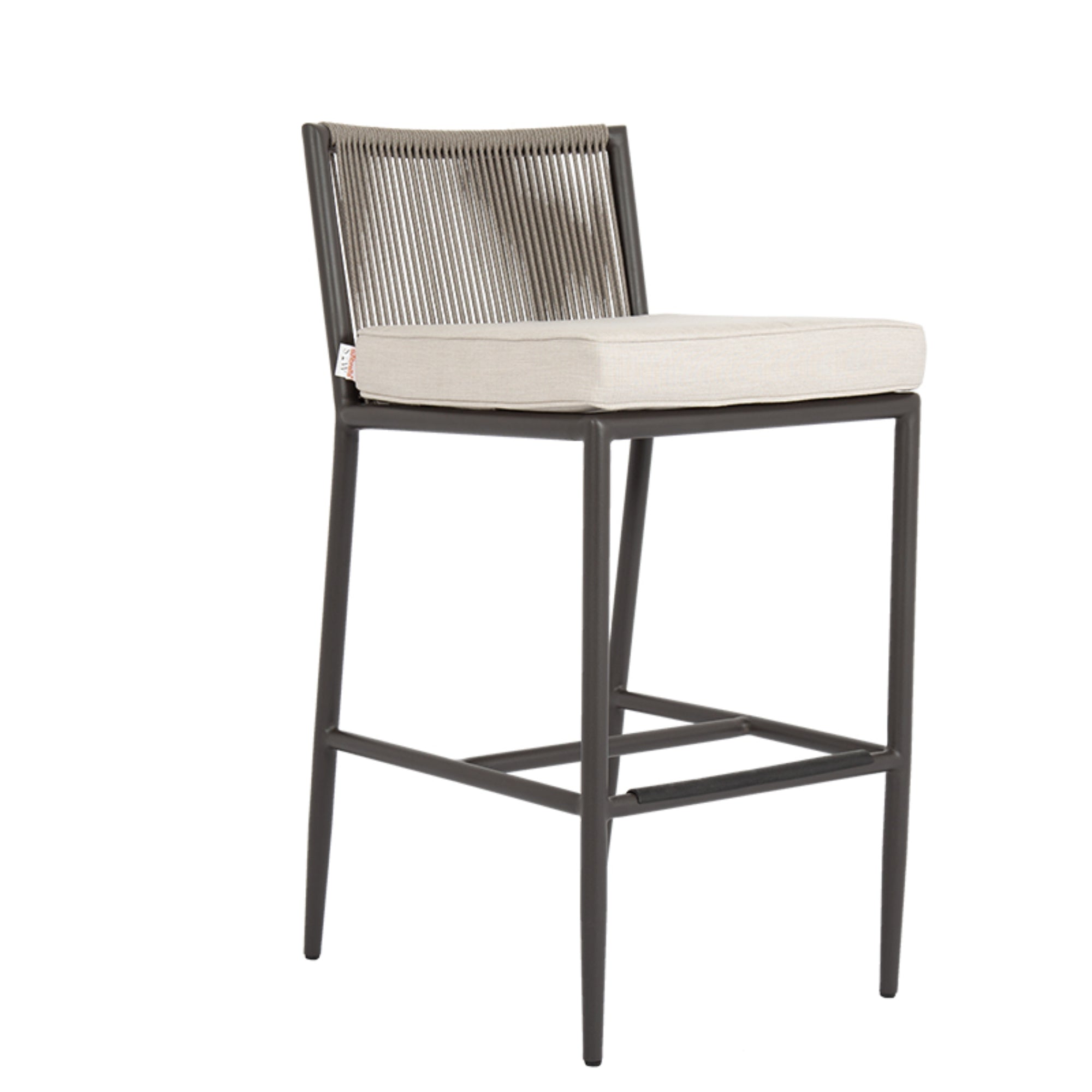 Pietra Rope Cushioned Bar Stool