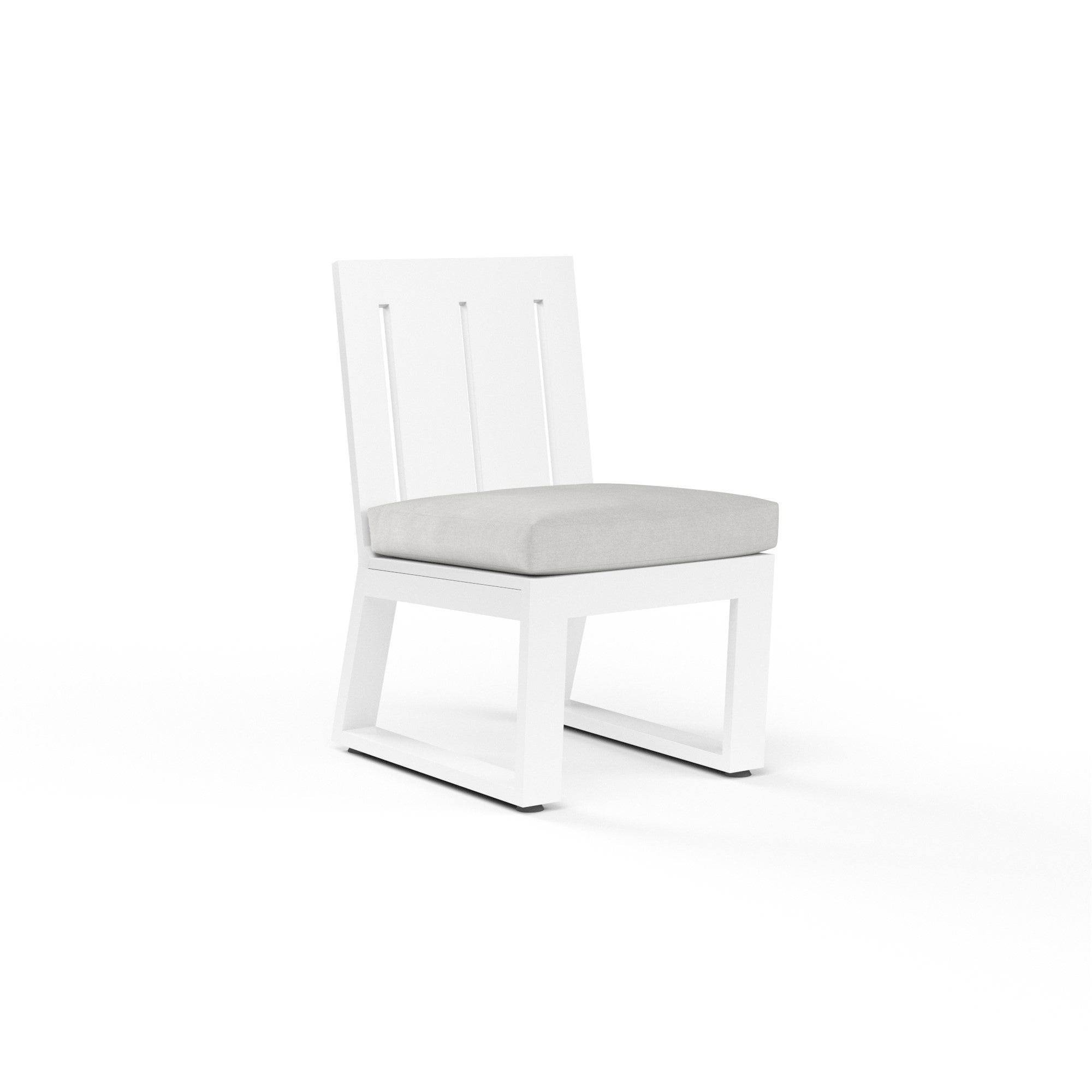 Newport Aluminum Cushioned Dining Side Chair