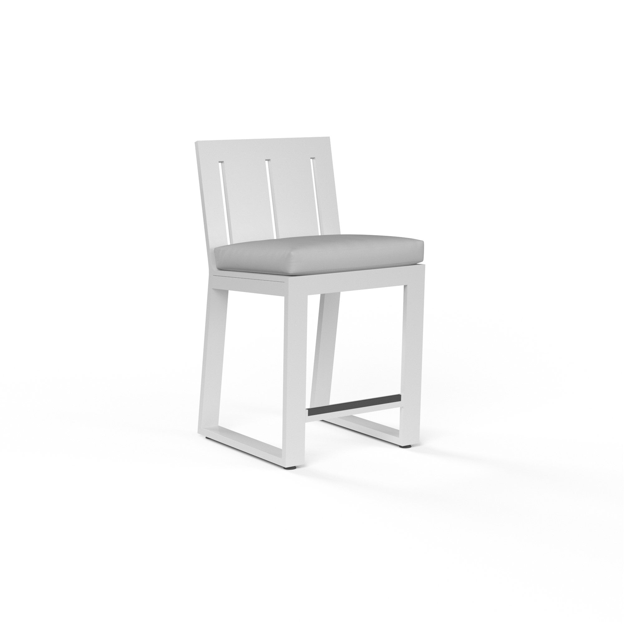 Newport Aluminum Cushioned Counter Stool