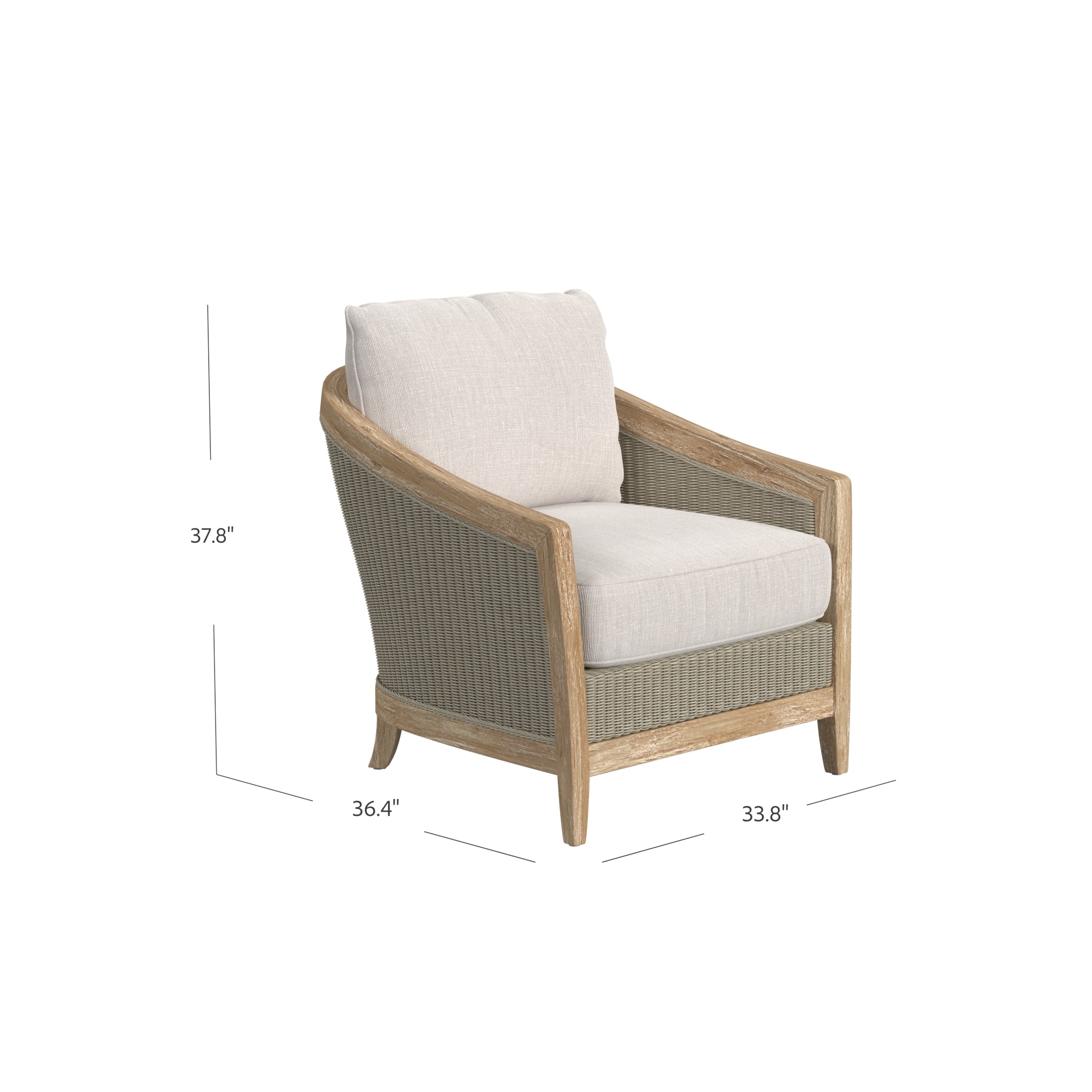 Cambria Teak Club Chair