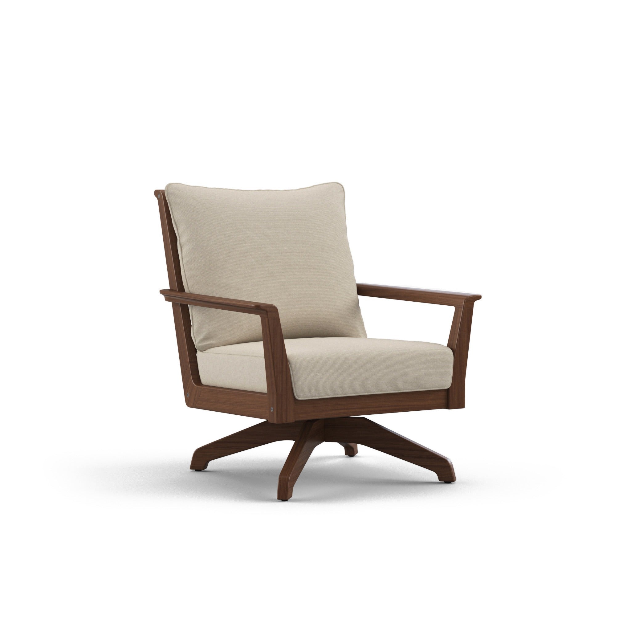 Sky Ipe Wood Swivel Rocker