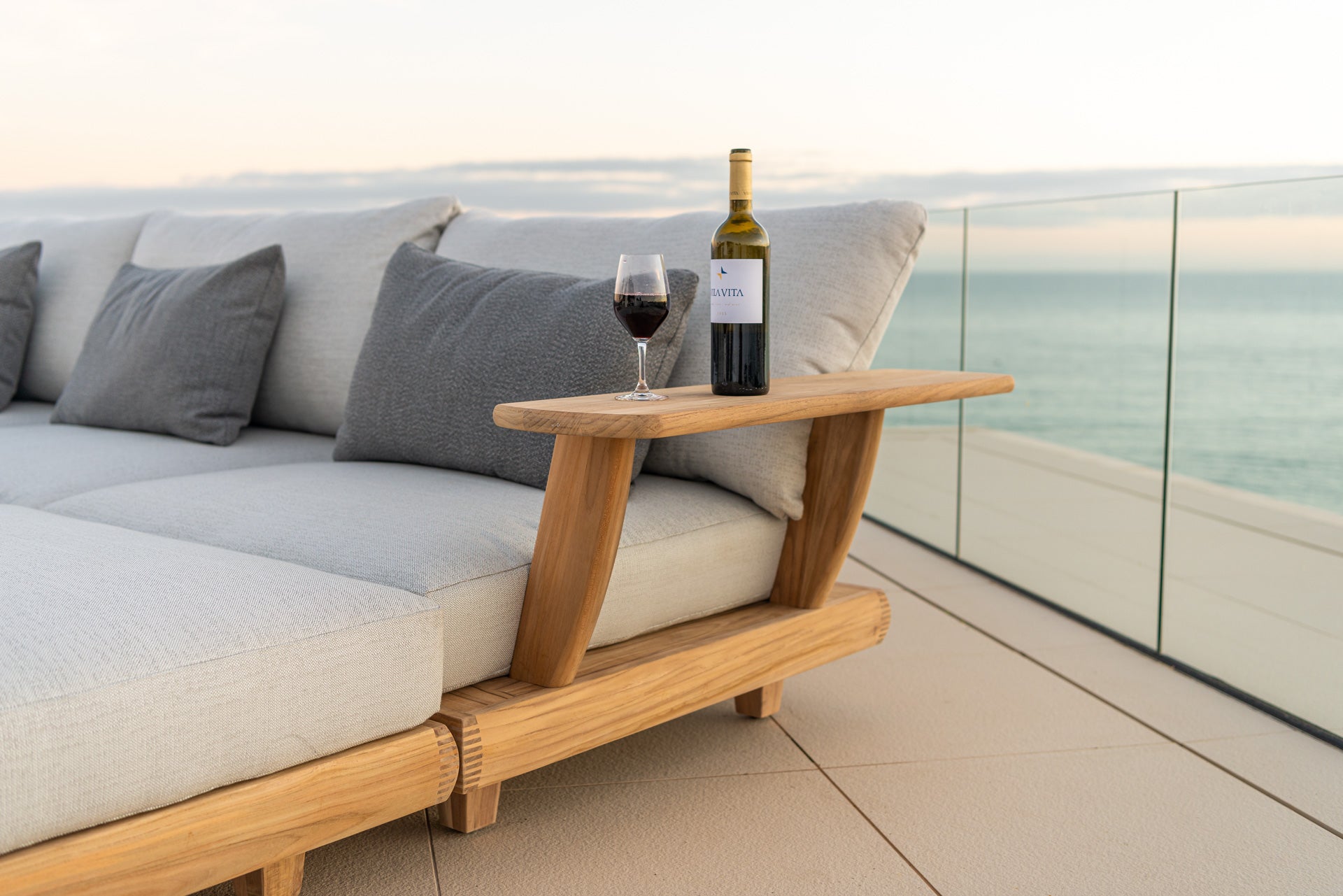 Sorrento Teak Ottoman