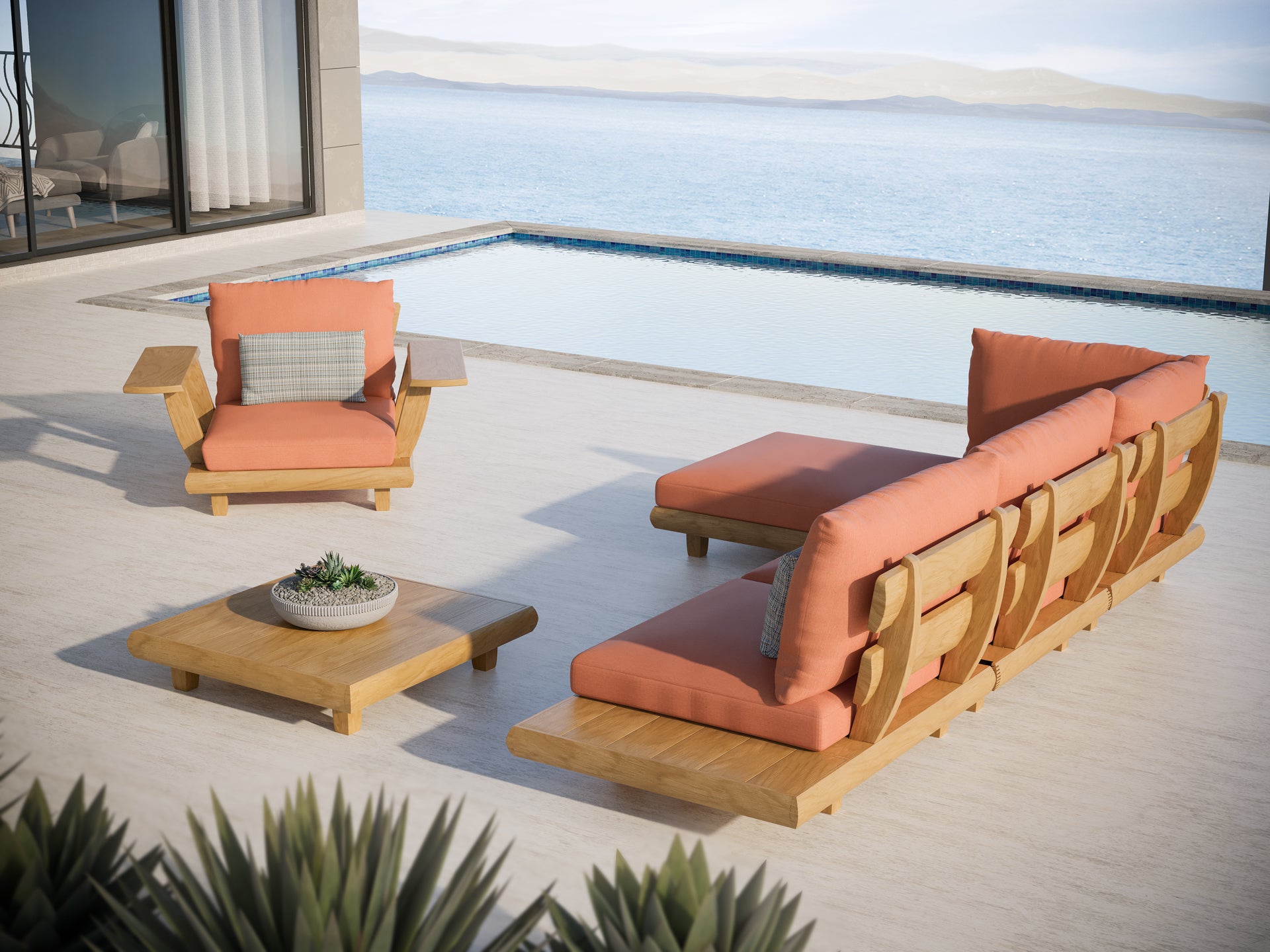 Sorrento Teak Lounge Chair