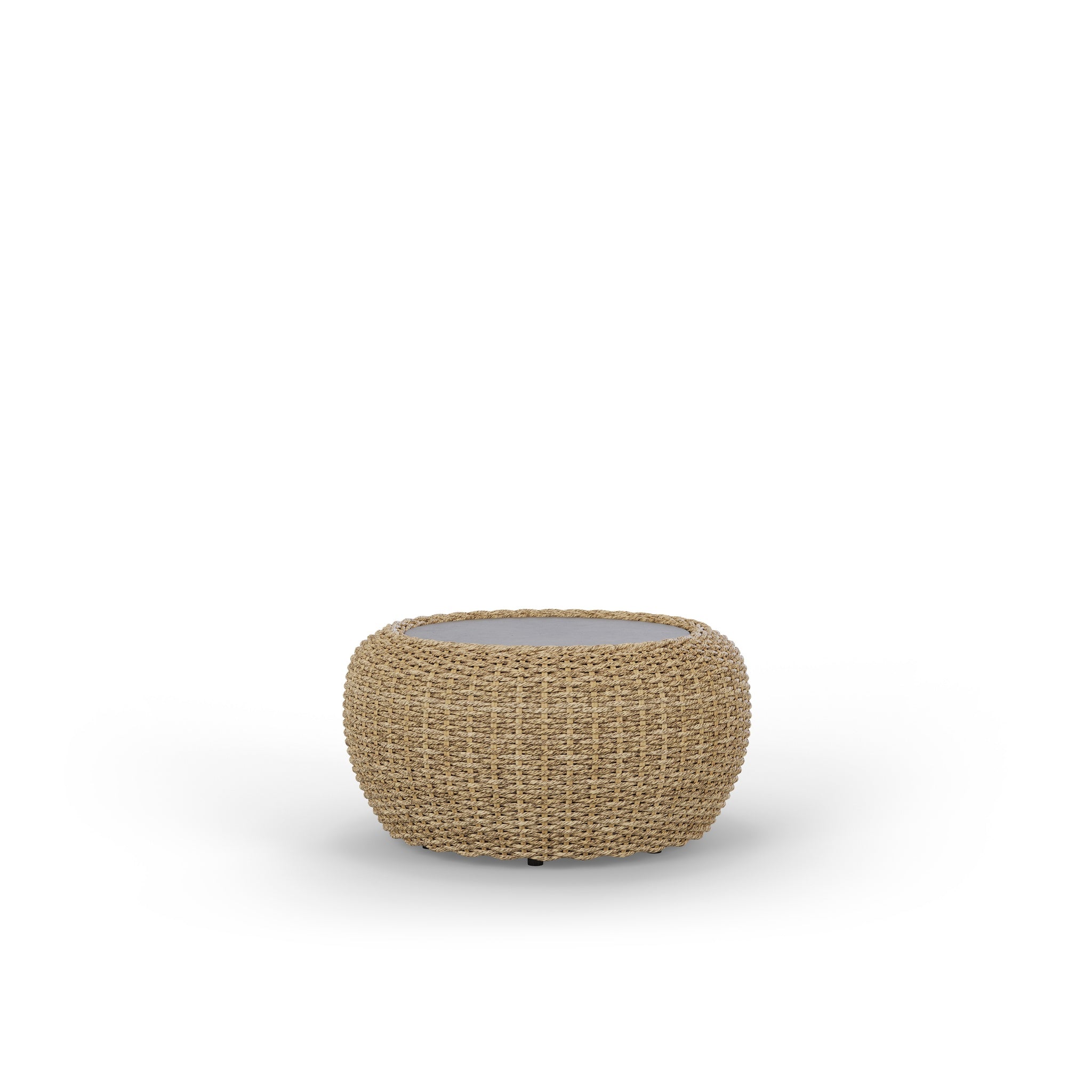 Velo 25" Round Wicker Side Table