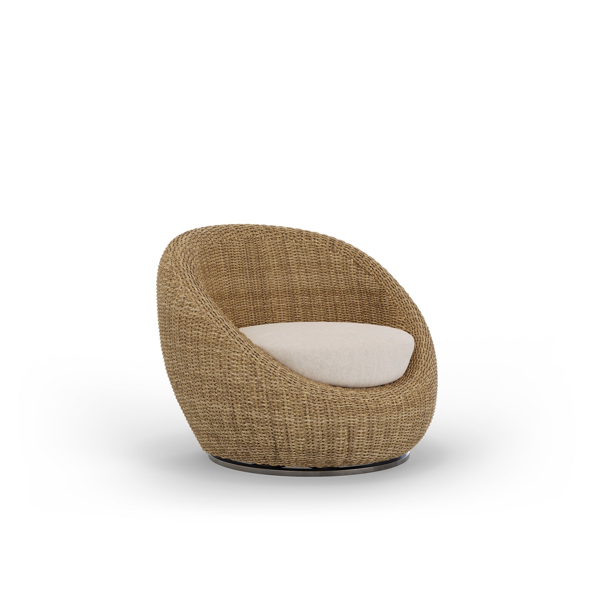 Velo Wicker Swivel Chair