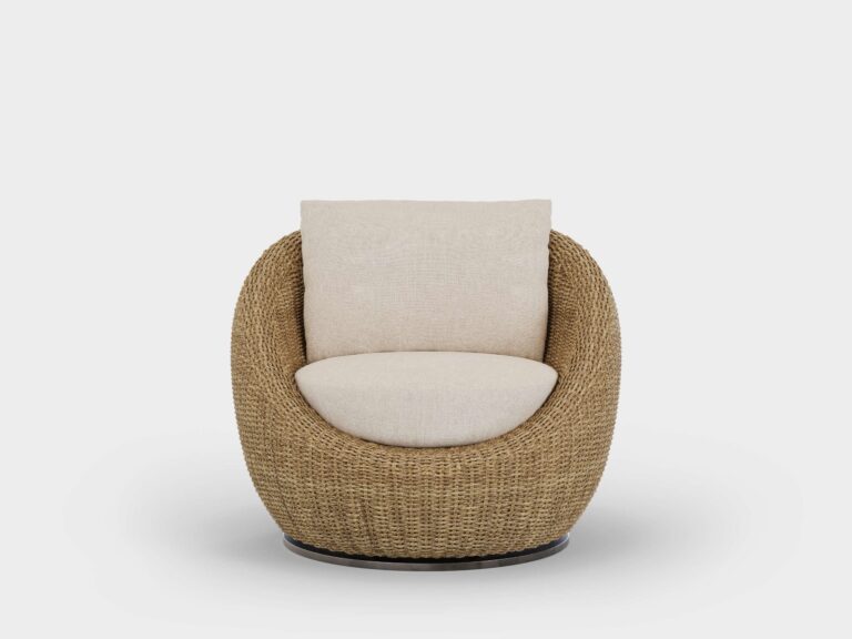 Velo Wicker Swivel Chair