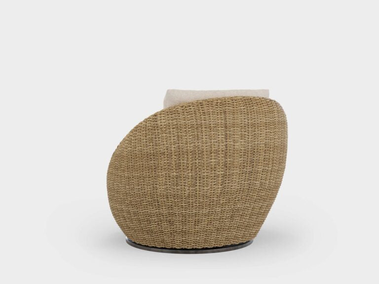 Velo Wicker Swivel Chair