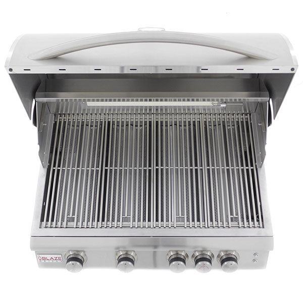Premium LTE 32" Stainless Steel 4-Burner Built-In Gas Grill