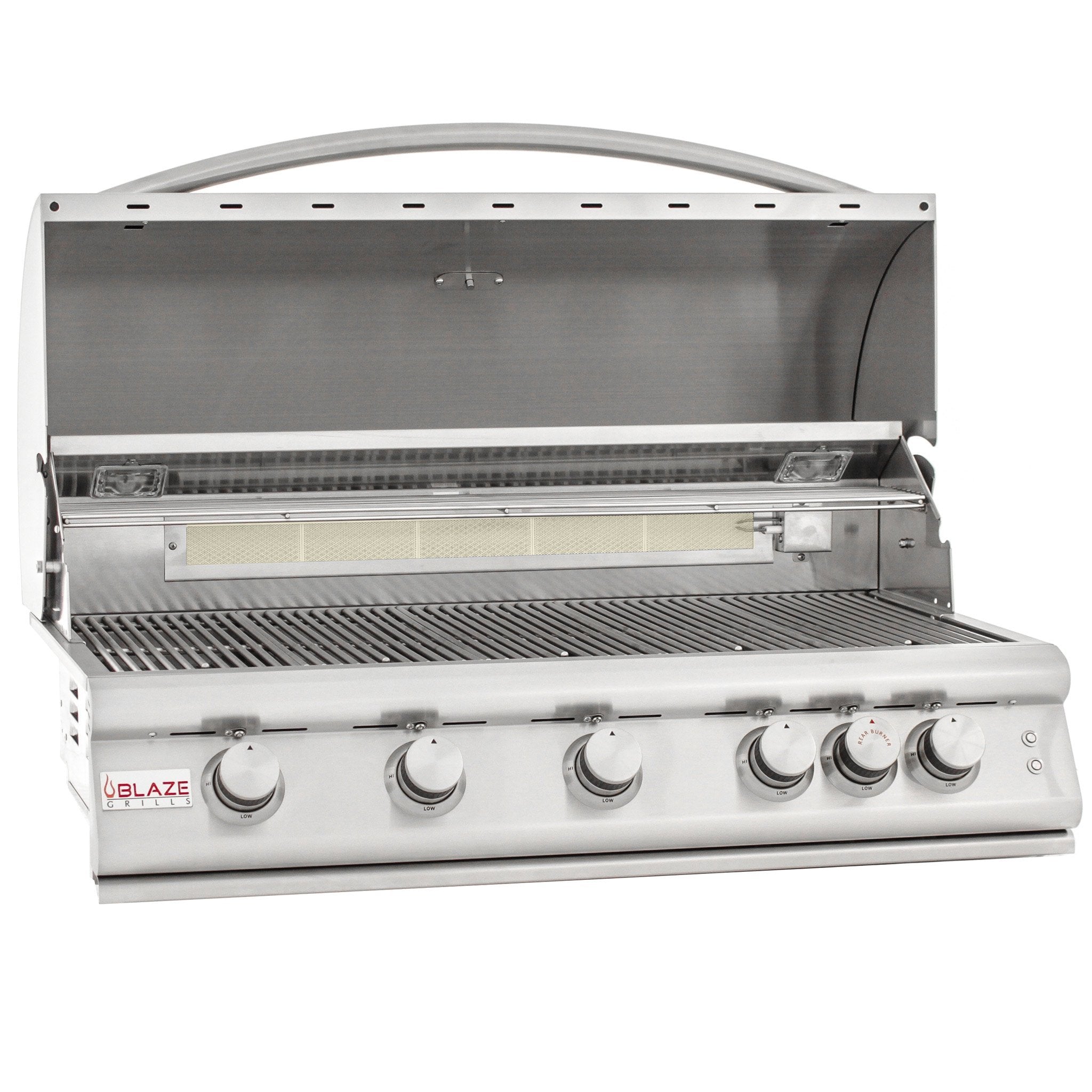 Premium LTE 40" Stainless Steel 5-Burner Built-In Gas Grill