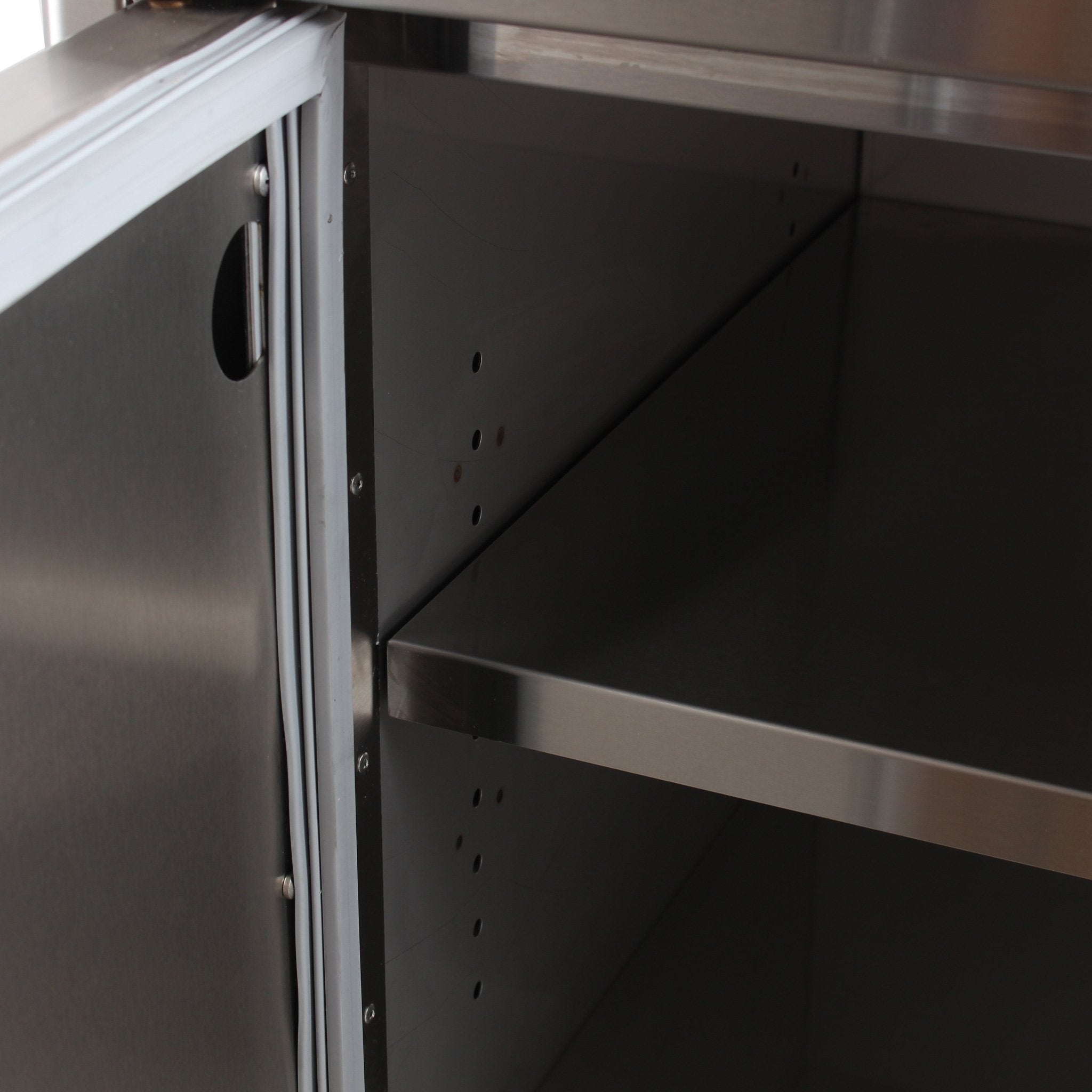 32" Stainless Steel Dry Storage