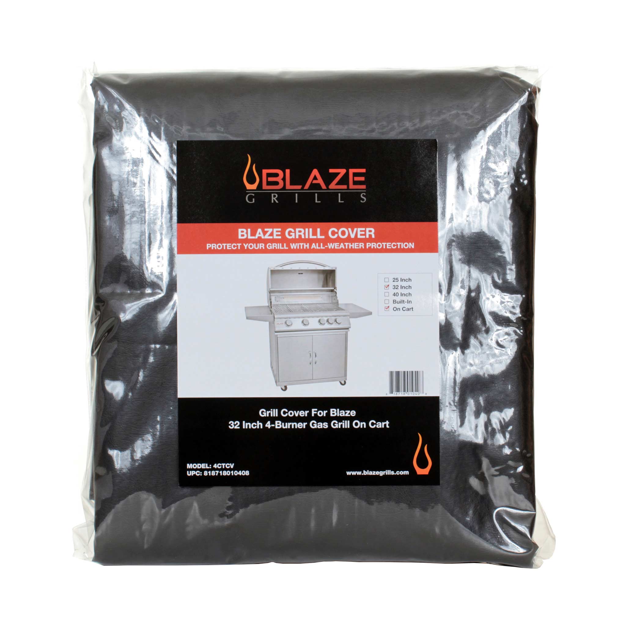 Grill Cover for 4-Burner On-Cart Grill