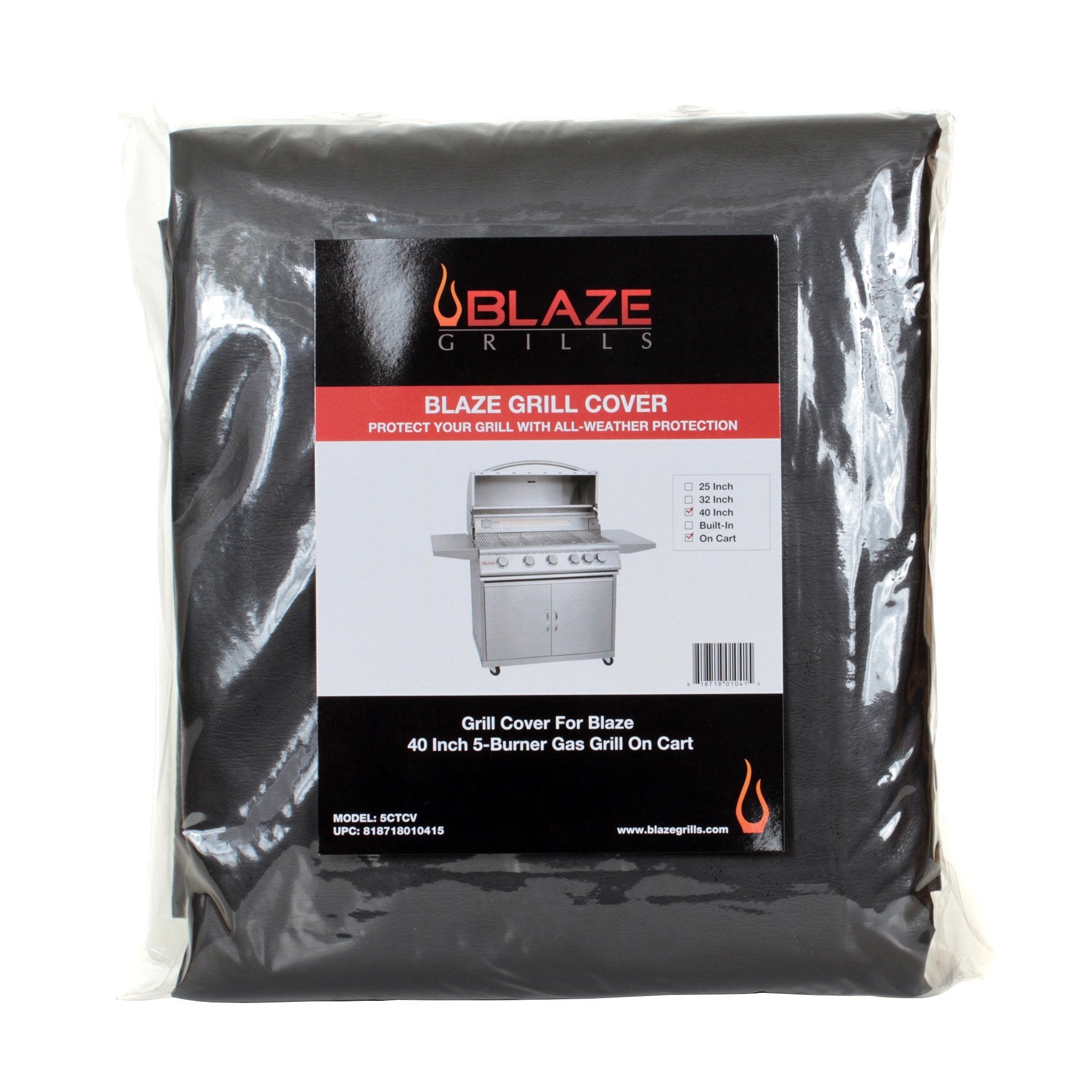 Grill Cover for 5-Burner On-Cart Grill