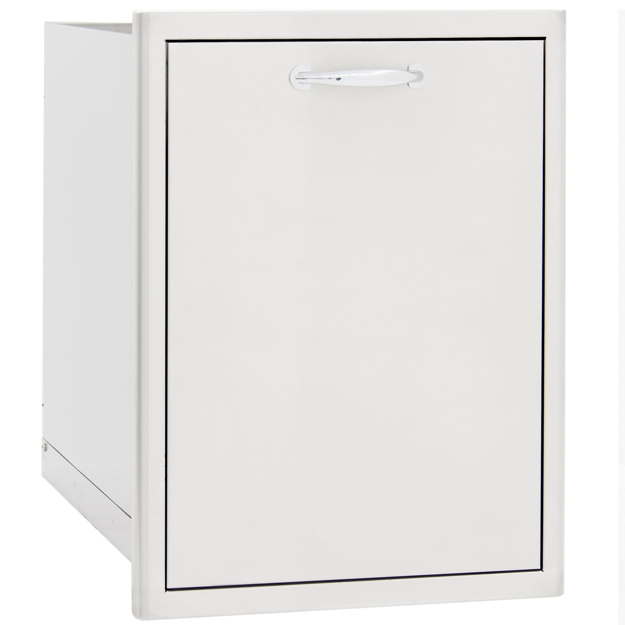 Stainless Steel Roll Out Double Trash and Recycle Drawer