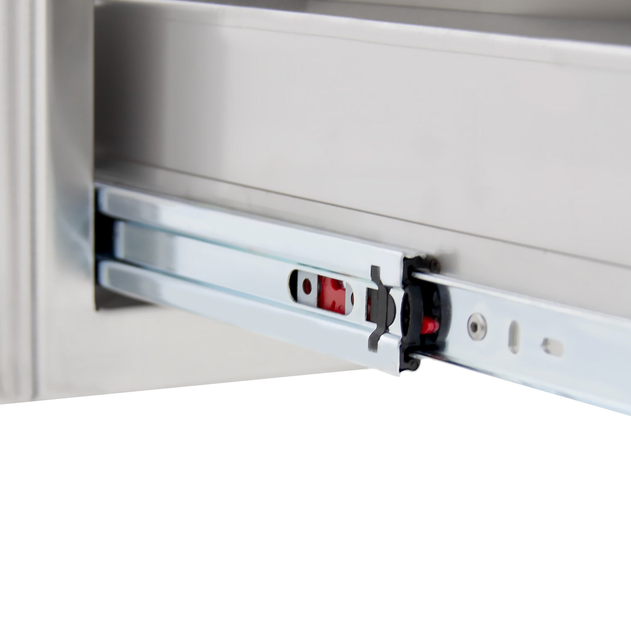 Stainless Steel Roll Out Double Trash and Recycle Drawer