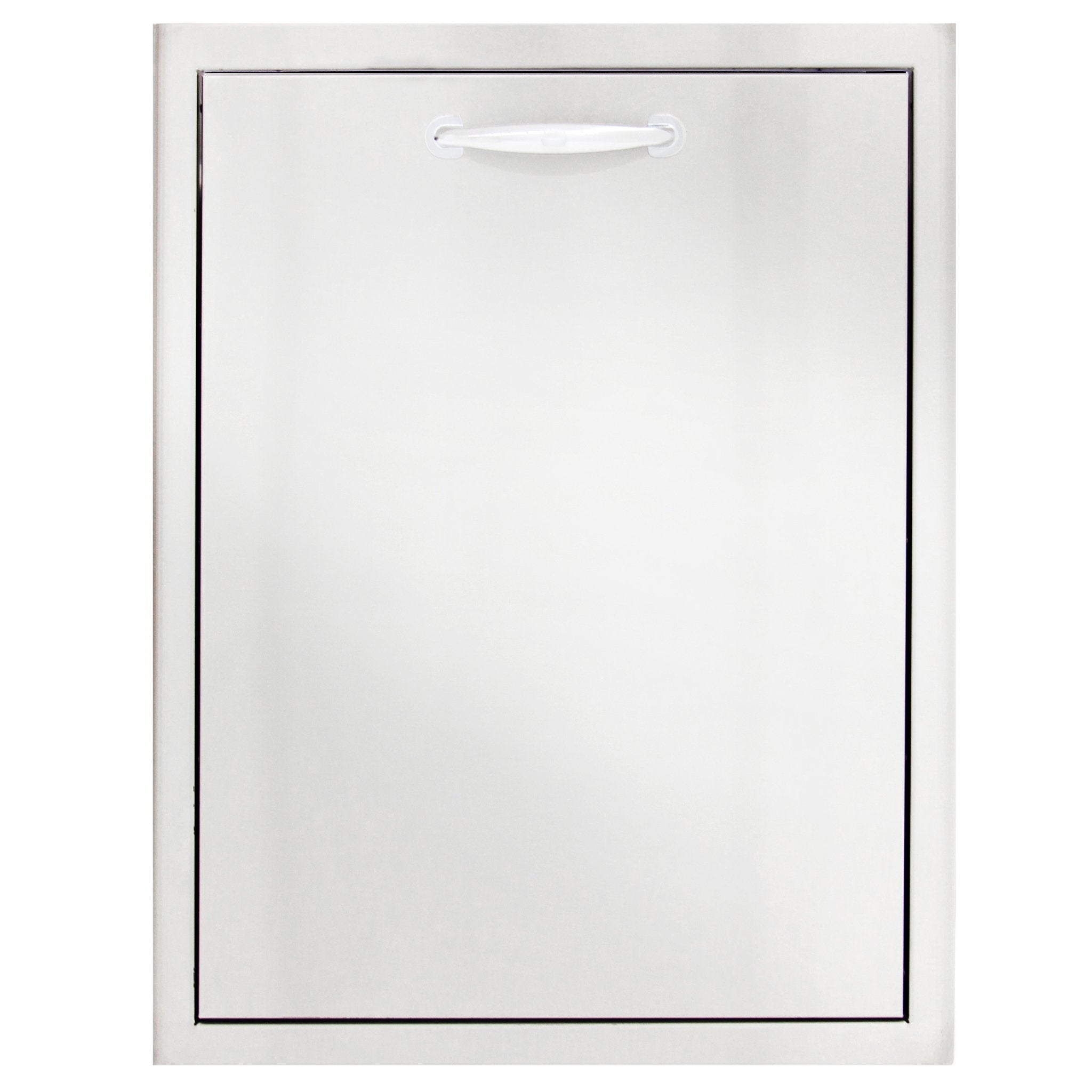 Stainless Steel Roll Out Double Trash and Recycle Drawer