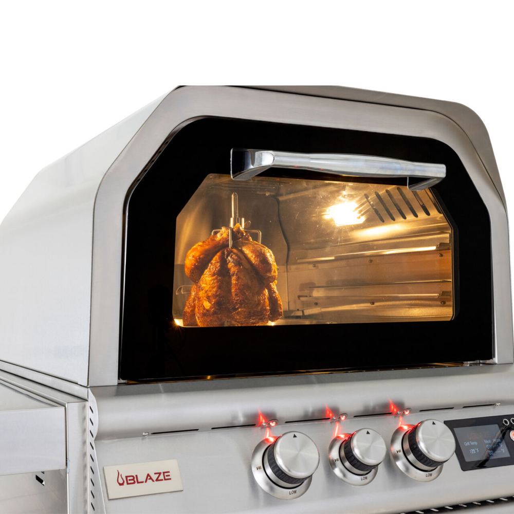 26" Stainless Steel Built-In Gas Outdoor Pizza Oven
