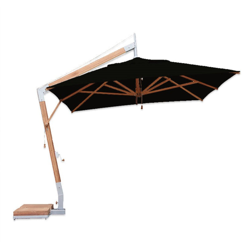 Levante 10' x 13' Rectangular Bamboo Cantilever Umbrella