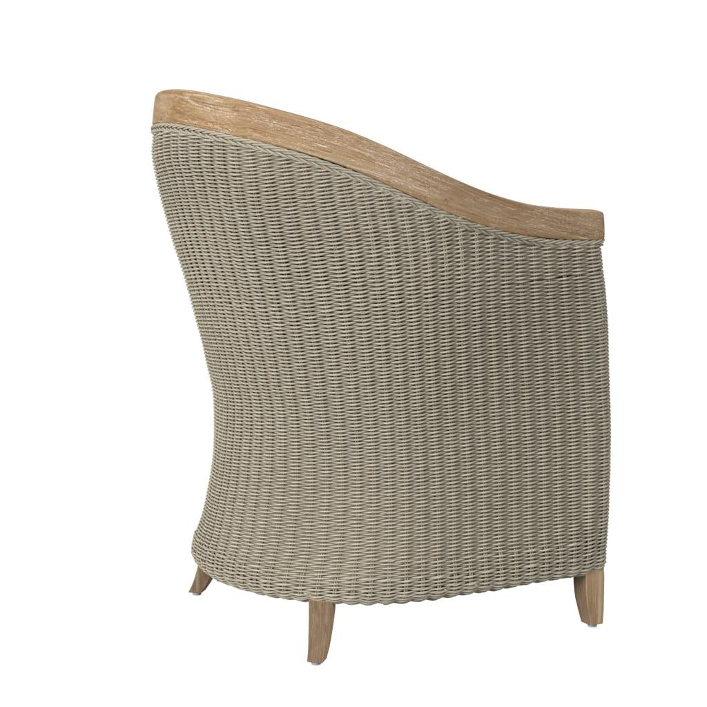 Cambria Teak Cushioned Dining Arm Chair