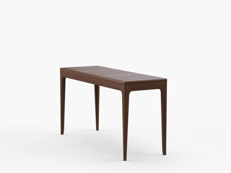 Mix 51" x 18" Rectangular Ipe Wood Console Table