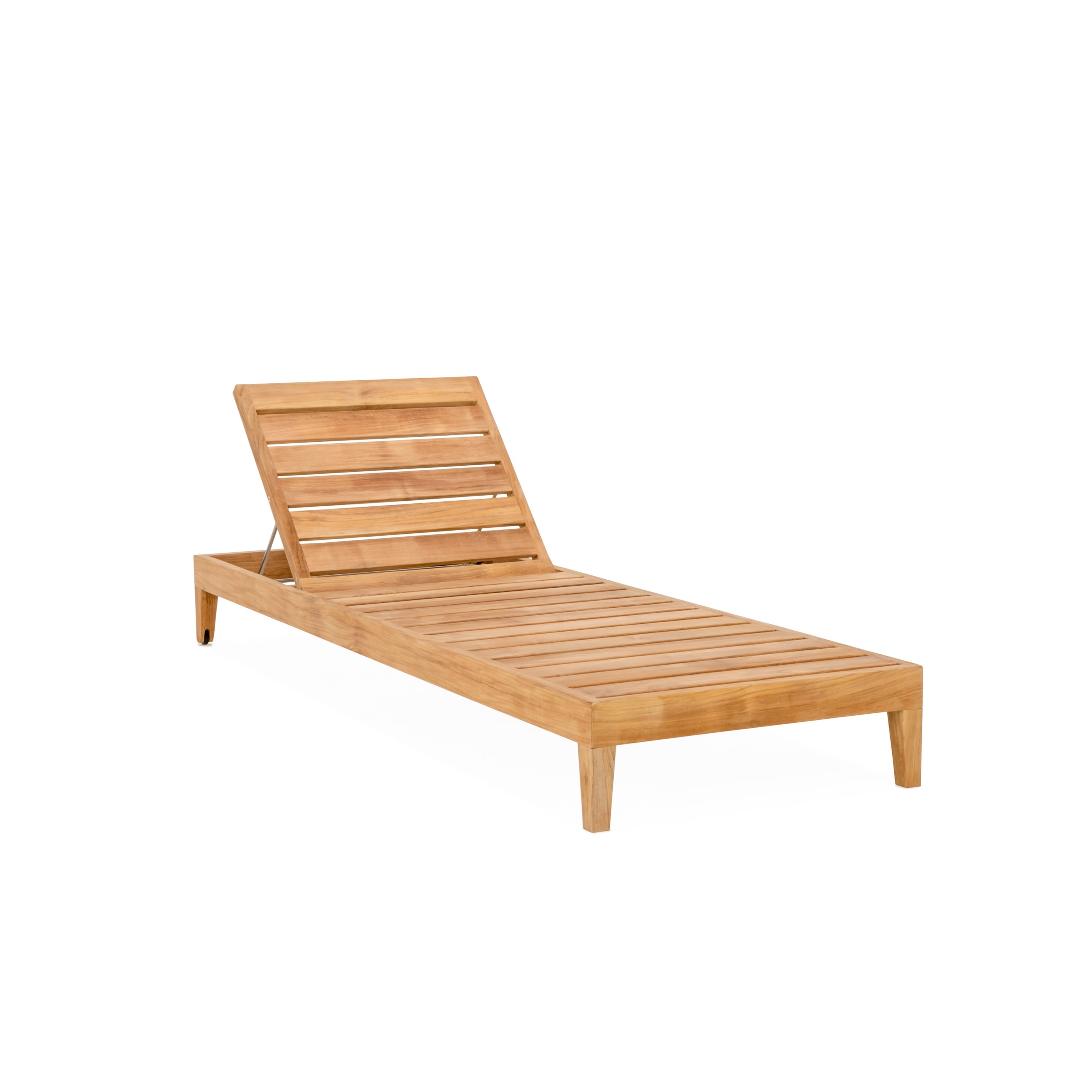 Classic Teak Chaise Lounge