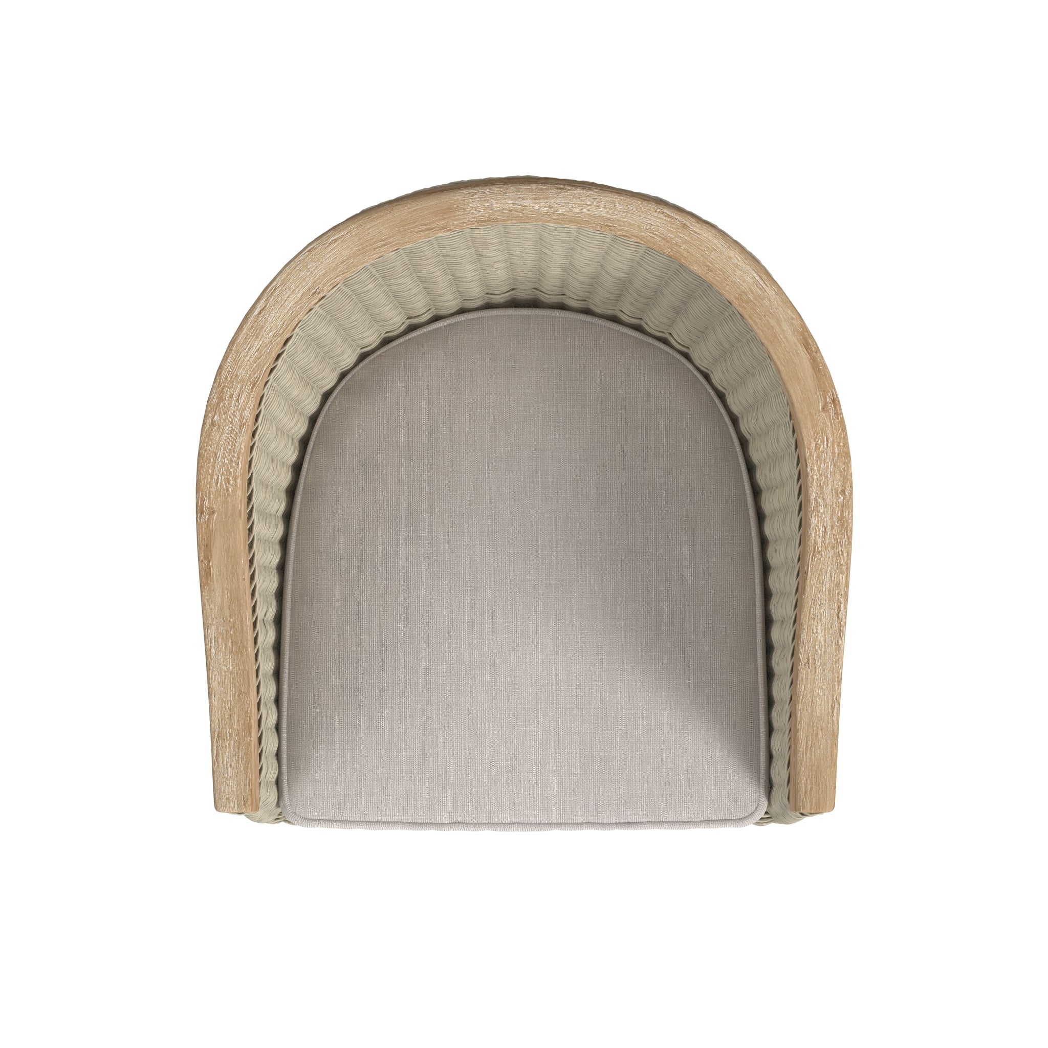 Cambria Teak Cushioned Dining Arm Chair